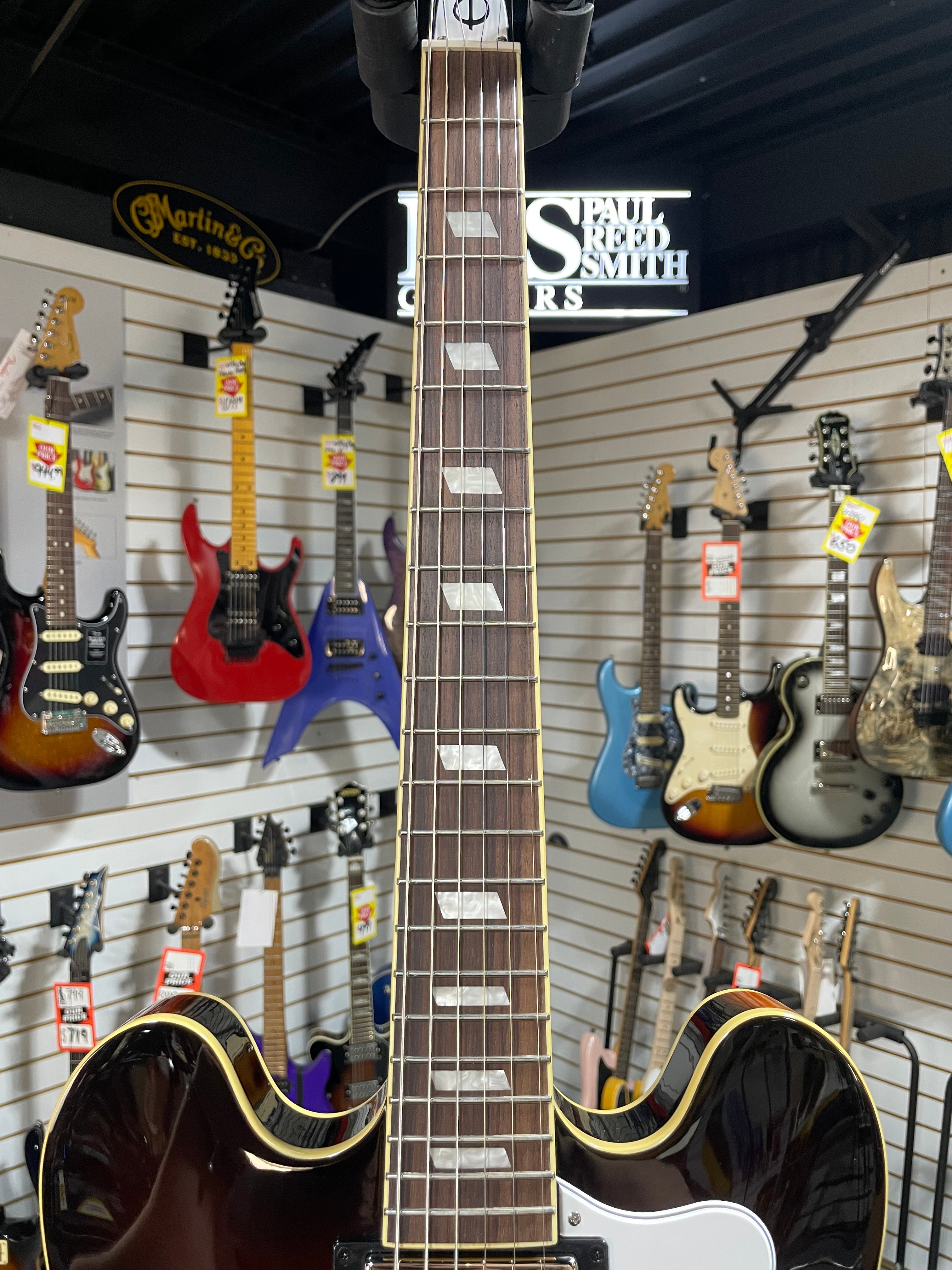 Epiphone Bonehead Signature Riviera - Tobacco Sunburst w/ OHSC & PLEK*D #593