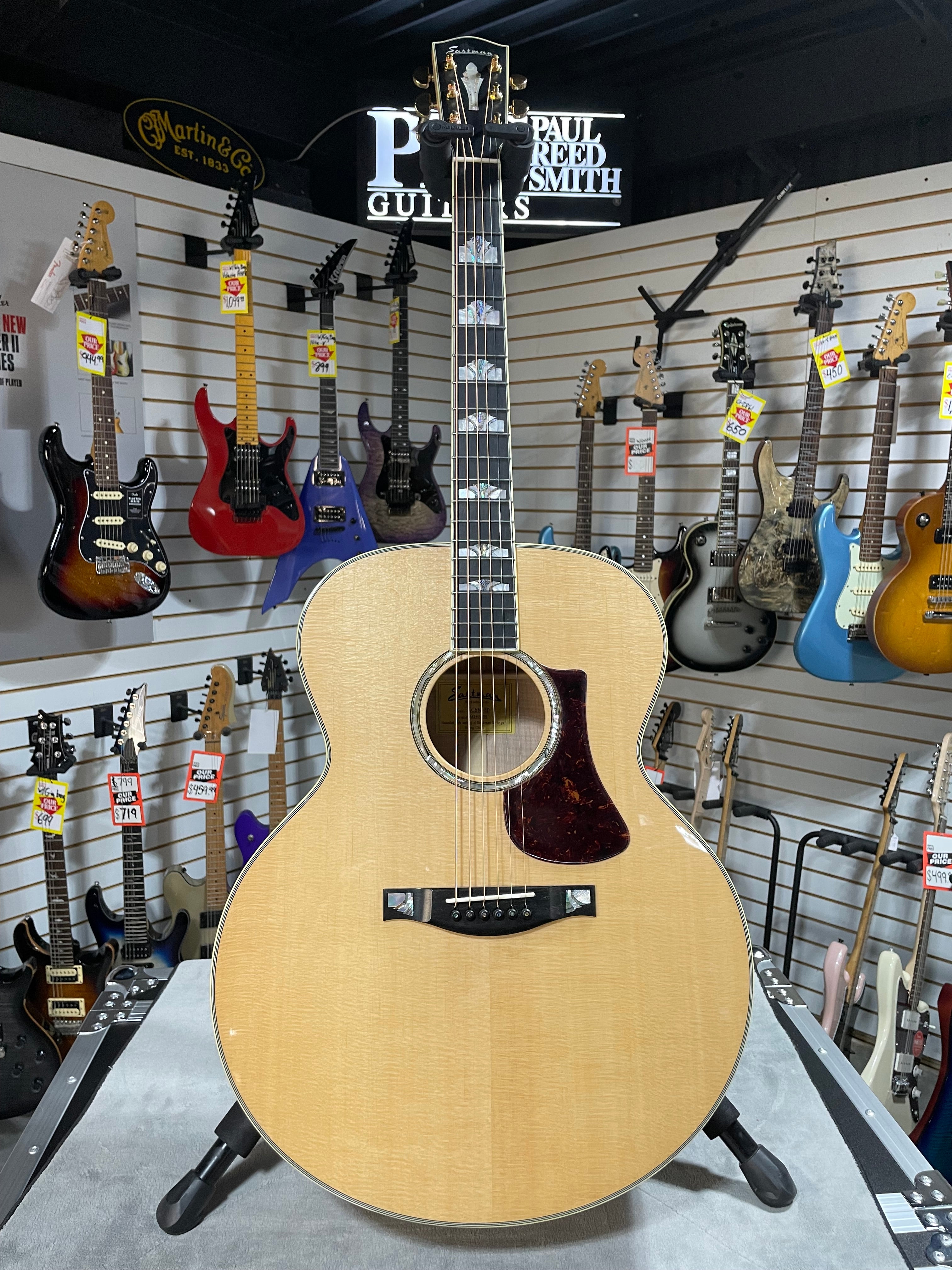 Eastman AC630 Jumbo Acoustic Guitar - Natural #792 GET PLEK'D!