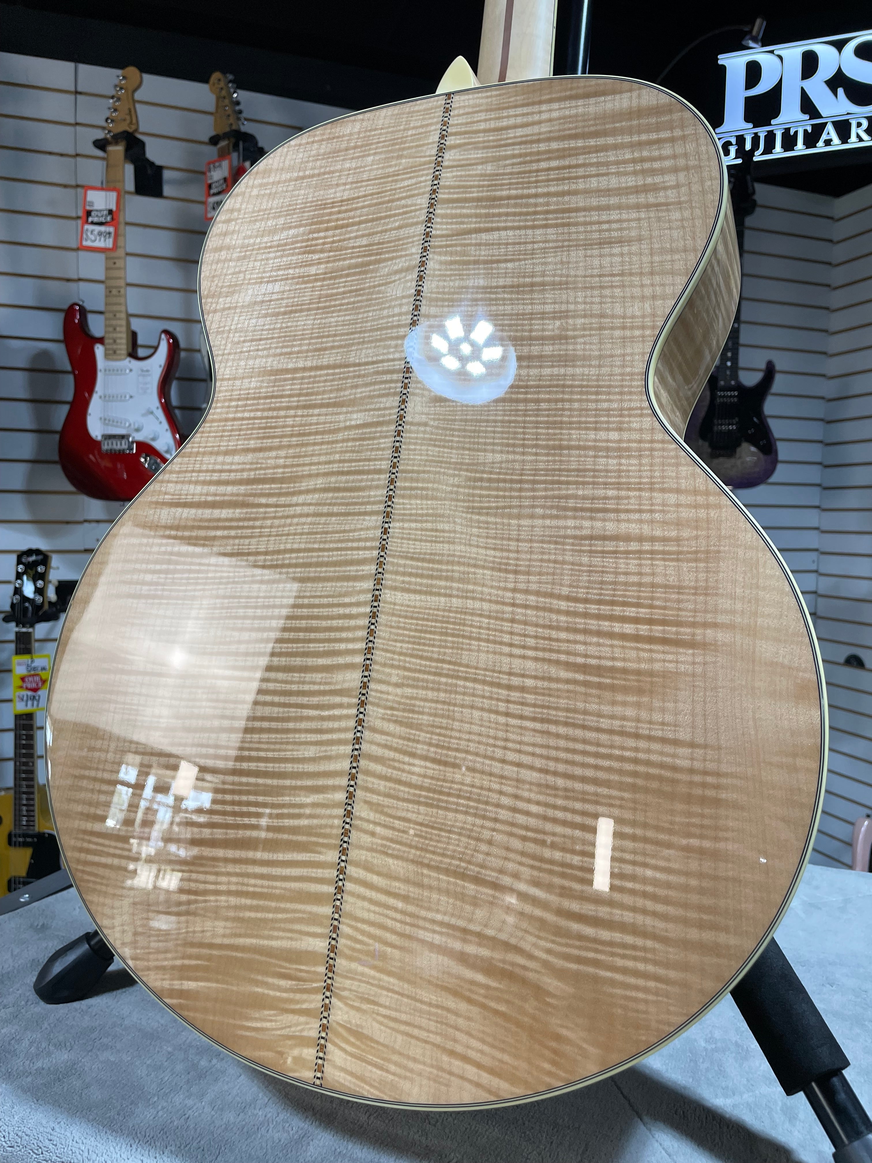 Eastman AC630 Jumbo Acoustic Guitar - Natural #792 GET PLEK'D!