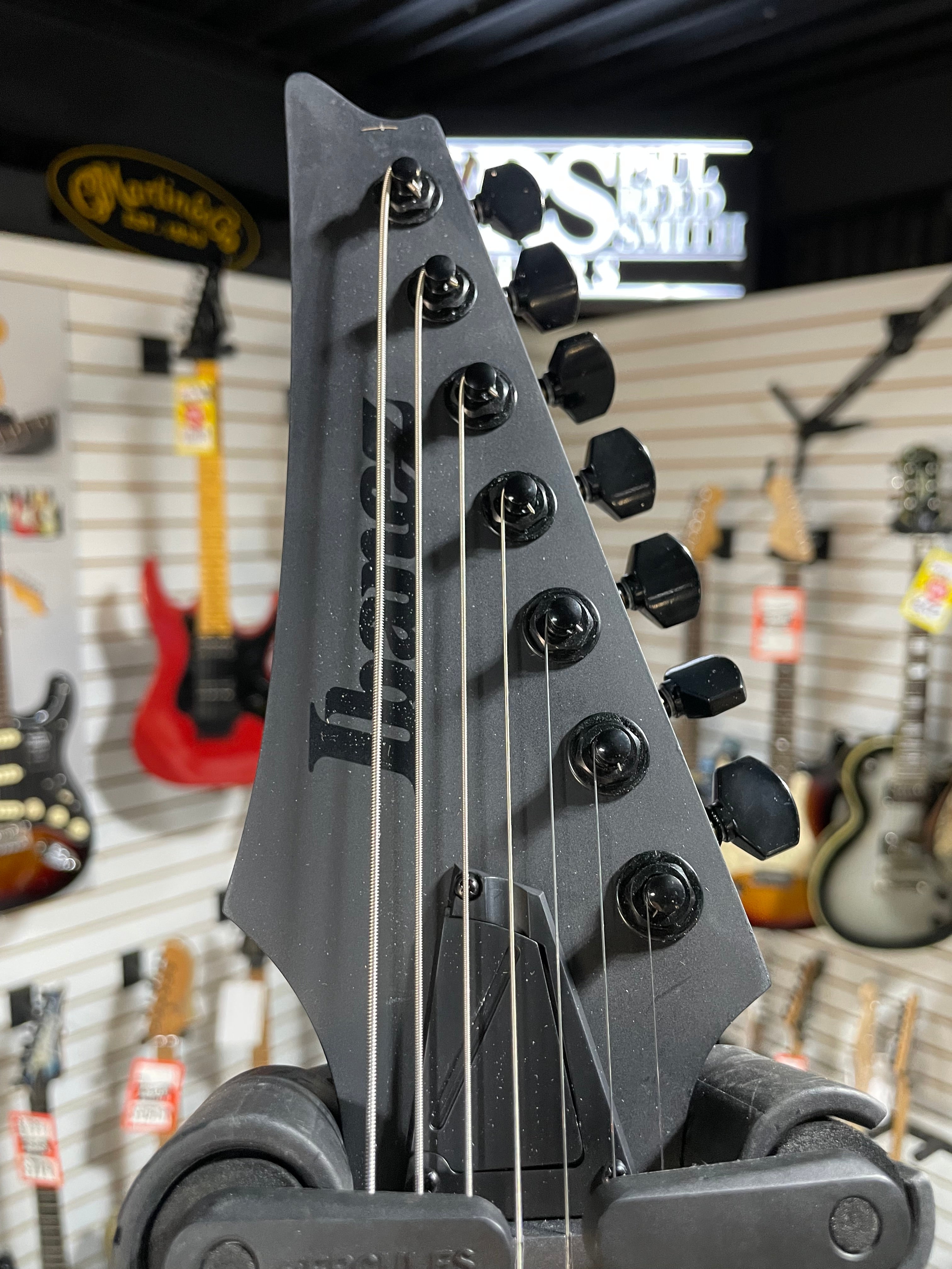 Iron Label RGDRB71 Electric Guitar - Black #298 GET PLEK'D!