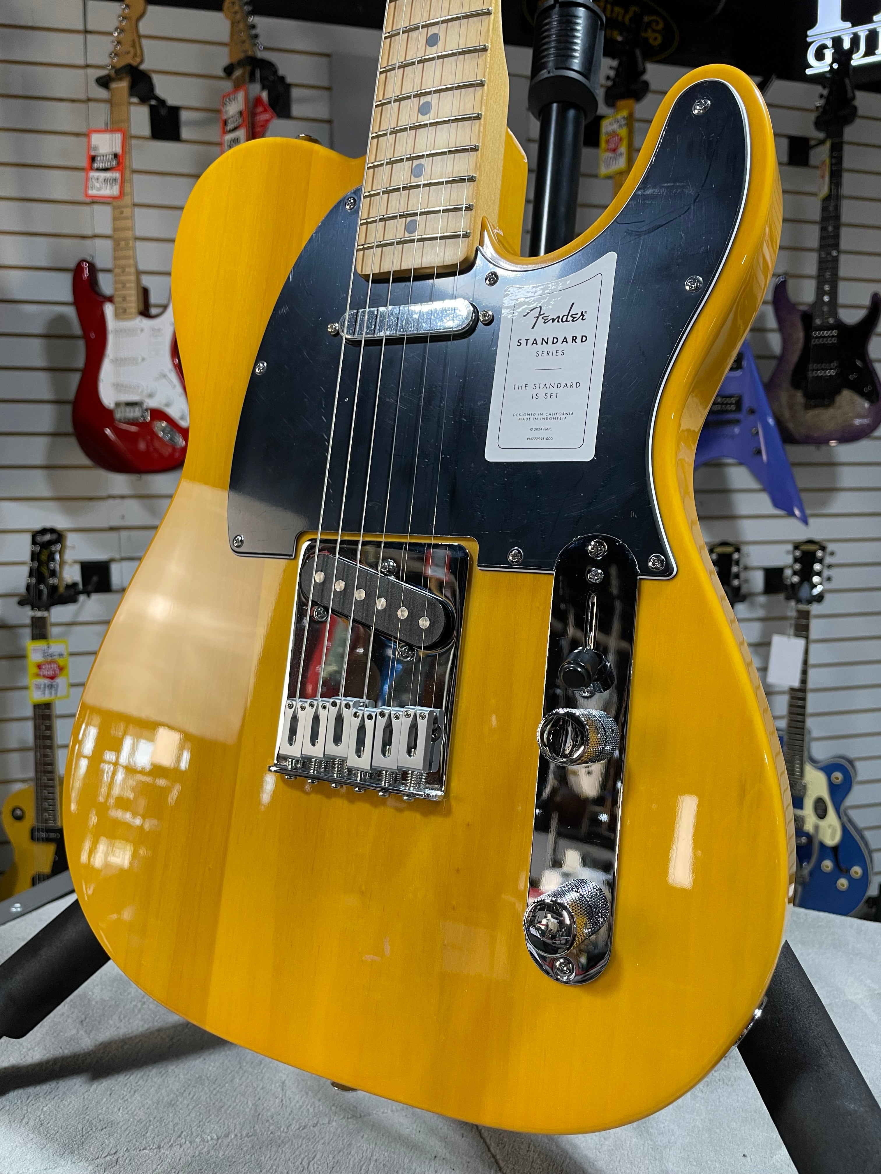 Standard Telecaster Electric Guitar - Butterscotch Blonde #513 GET PLEK'D!