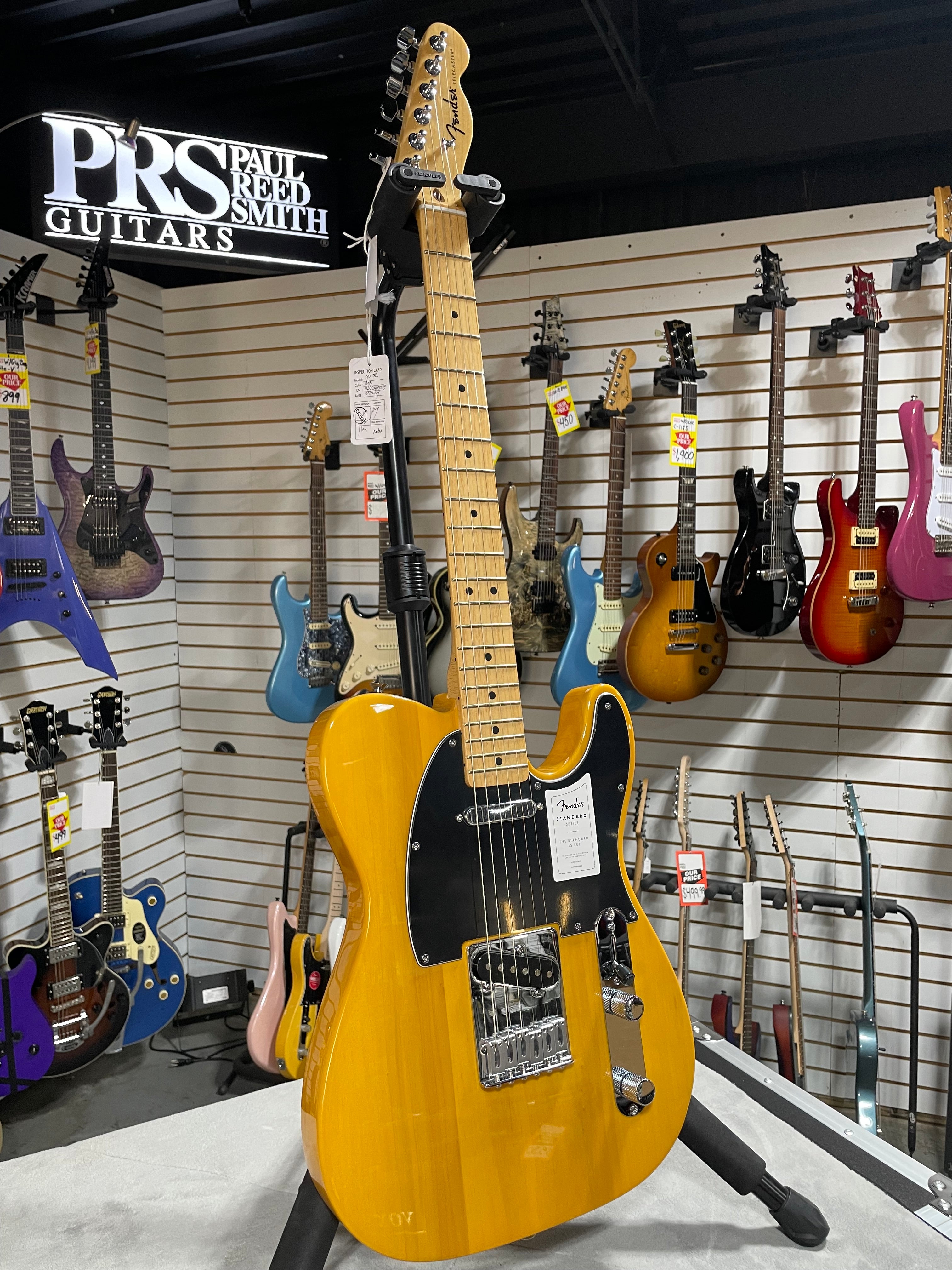 Standard Telecaster Electric Guitar - Butterscotch Blonde #513 GET PLEK'D!