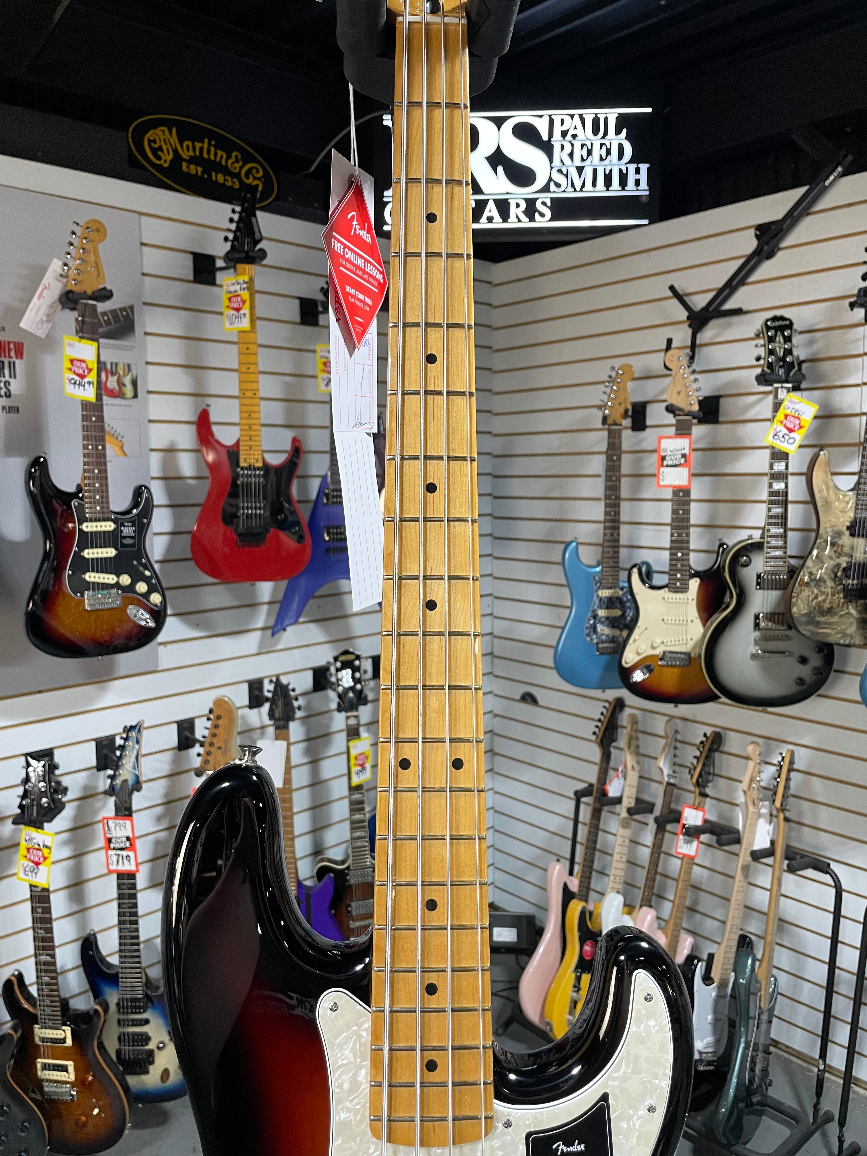 Player II Modified Active Precision Bass - 3-tone Sunburst, Maple Fingerboard #869 GET PLEK'D!