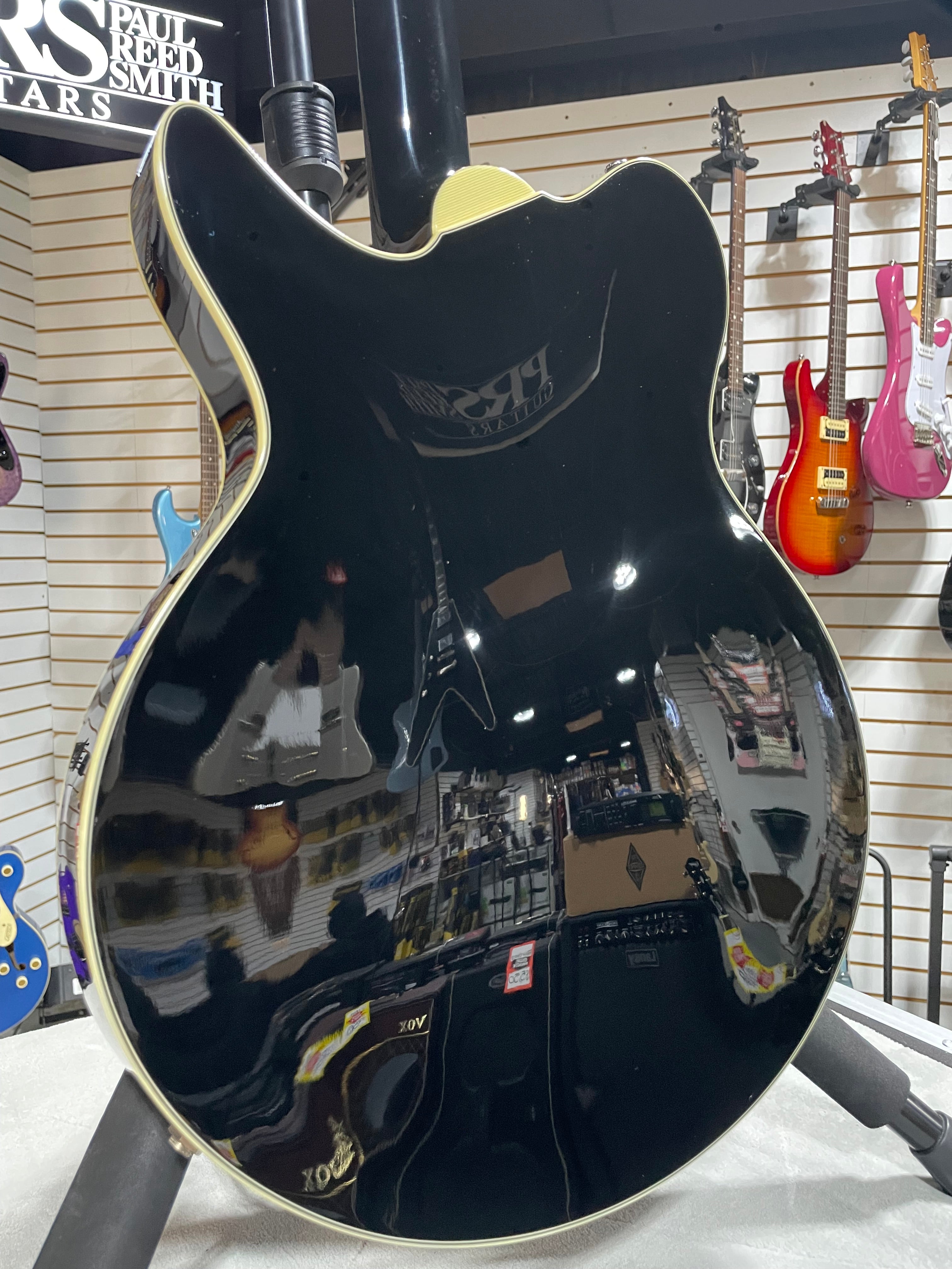 Romeo NYC Semi-hollowbody Electric Guitar - Black #298 GET PLEK'D!