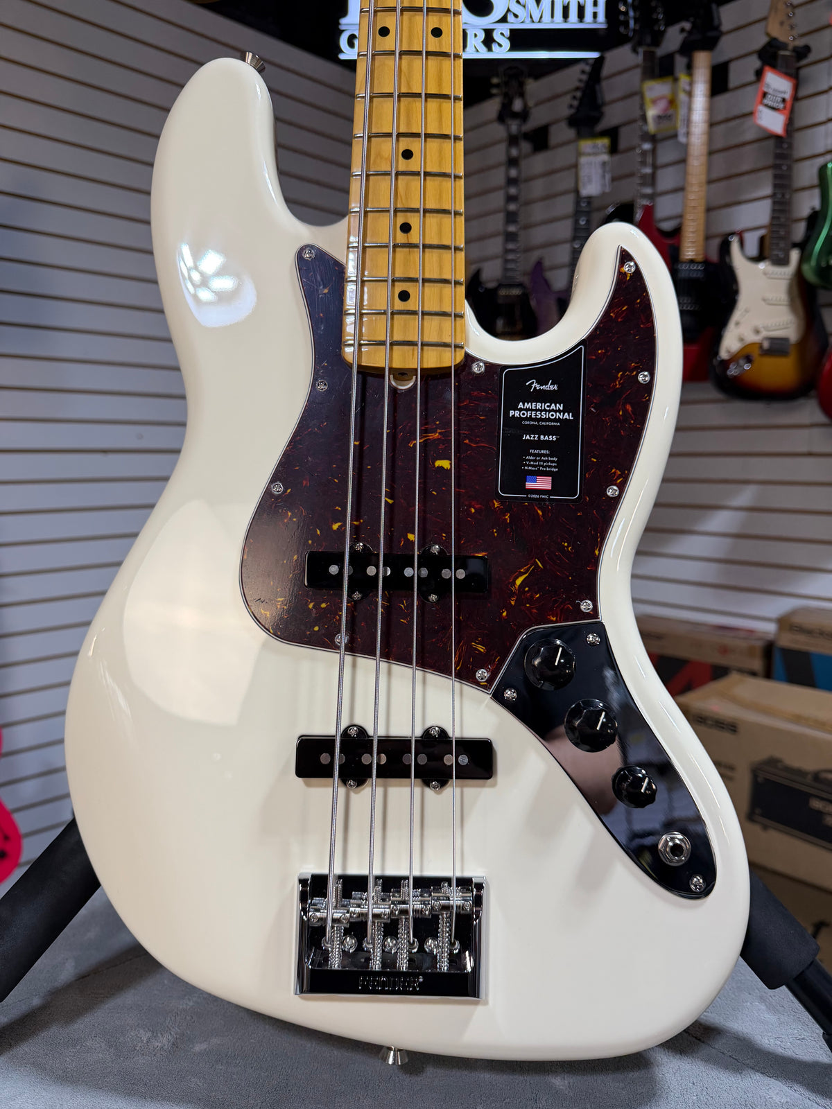 Fender American Professional Jazz Bass Olympic White