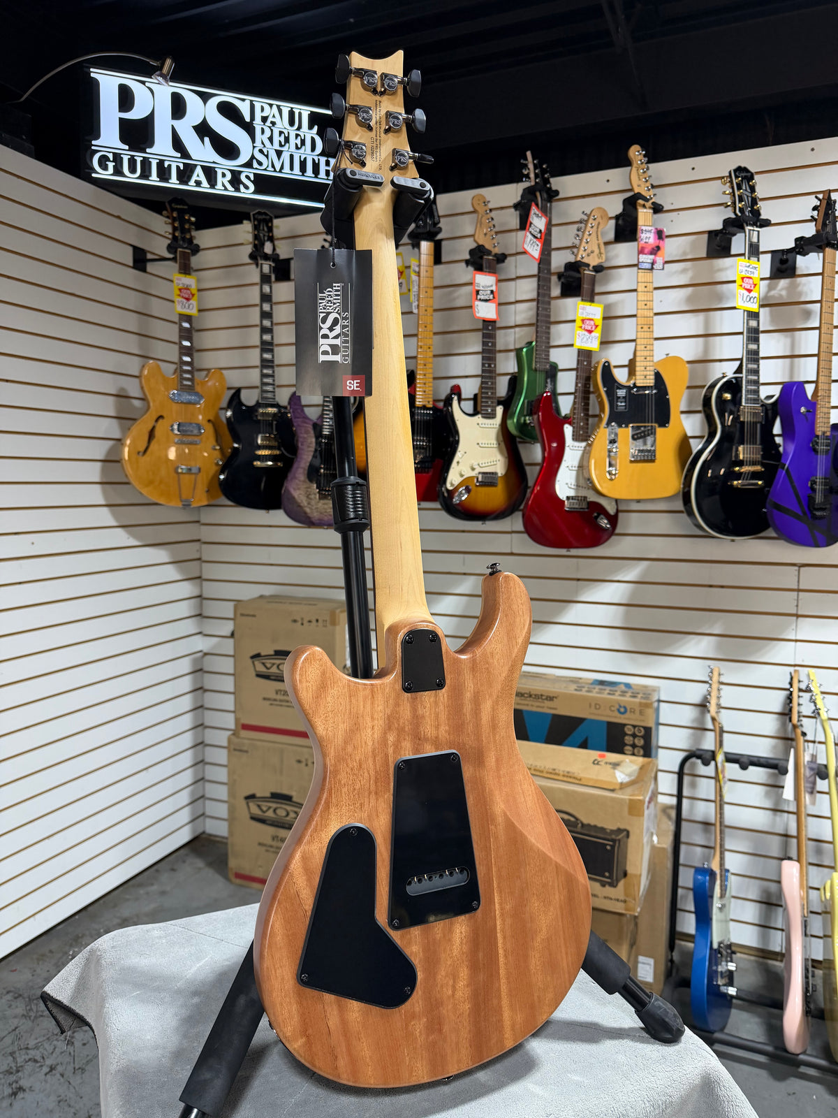PRS SE CE 24 Satin - Flat Black Top, C&M Exclusive - Black