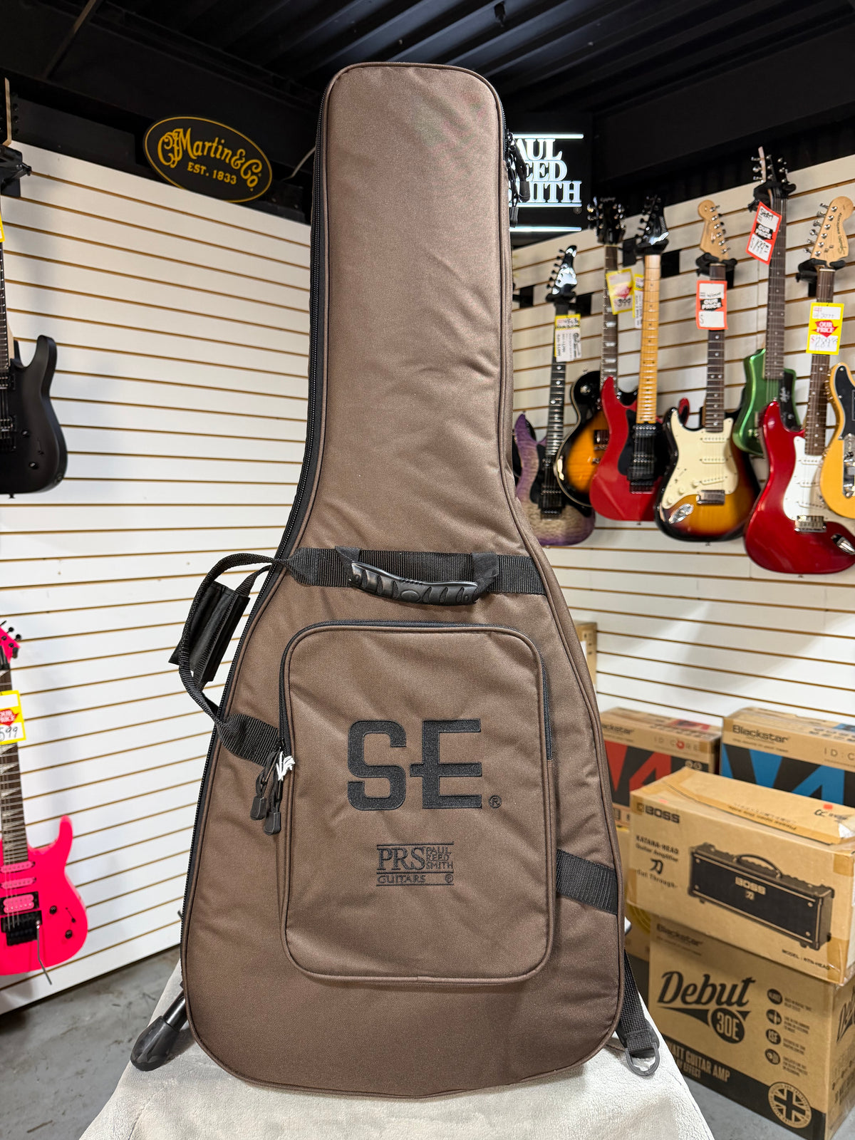 PRS SE CE 24 Satin - Flat Black Top, C&M Exclusive - Black