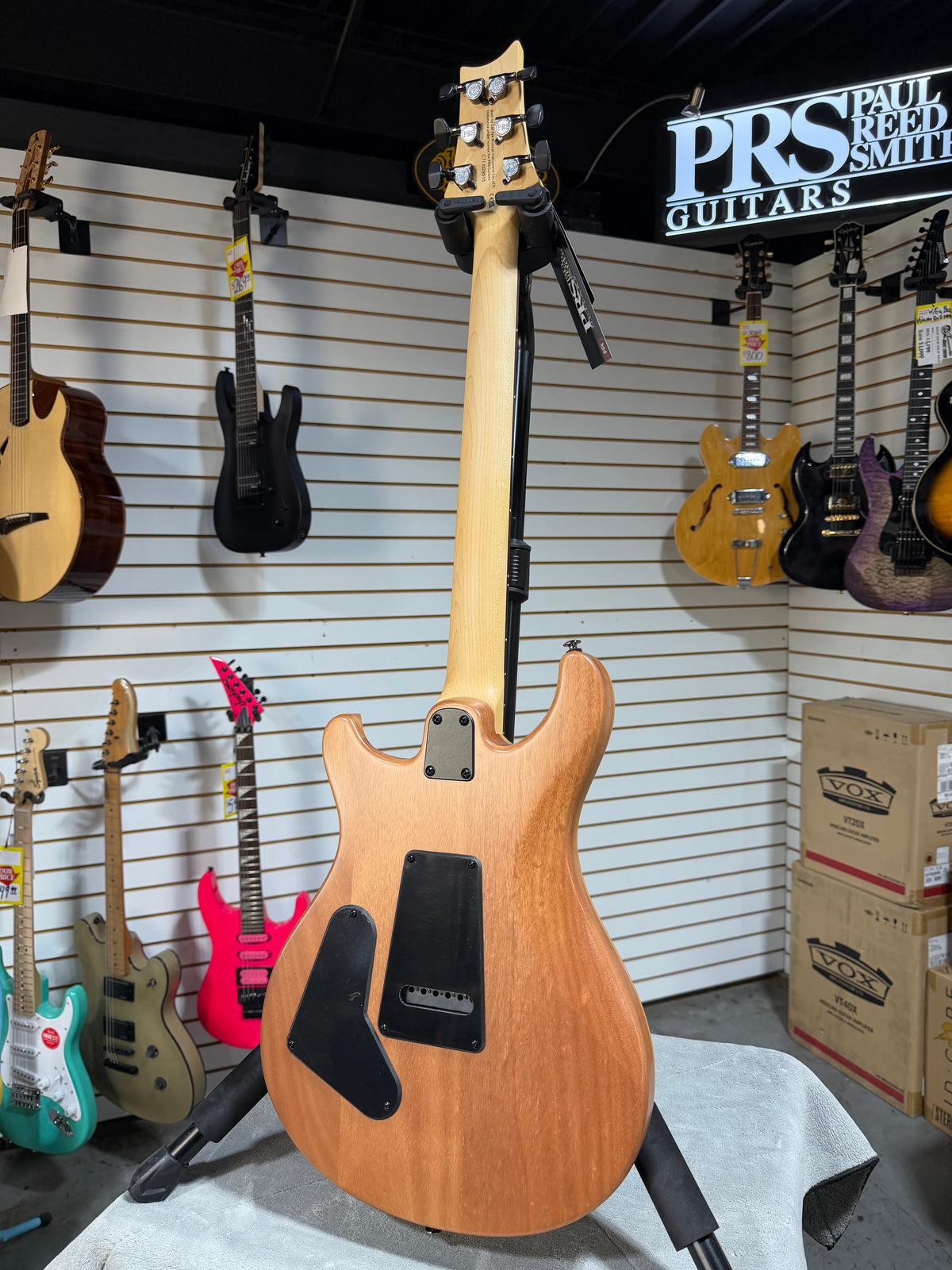 PRS SE CE 24 Satin - Flat White Top, C&M Exclusive - White