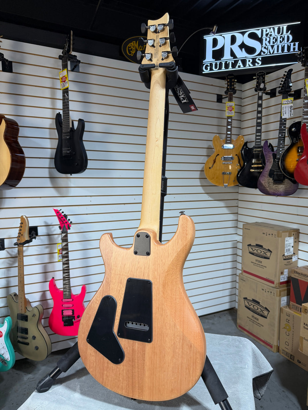 PRS SE CE 24 Satin - Flat White Top, C&M Exclusive - White