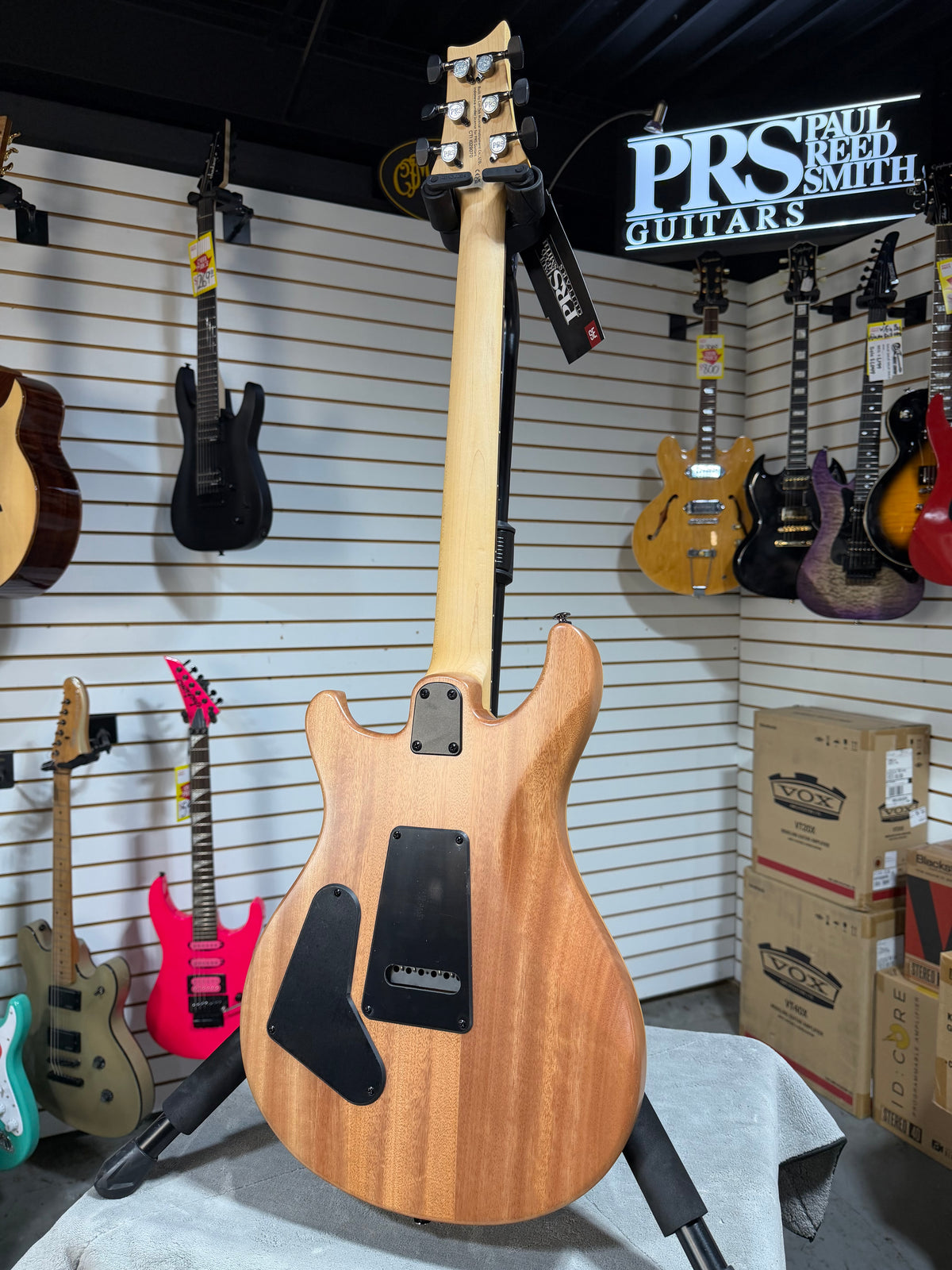 PRS SE CE 24 Satin - Flat White Top, C&M Exclusive - White