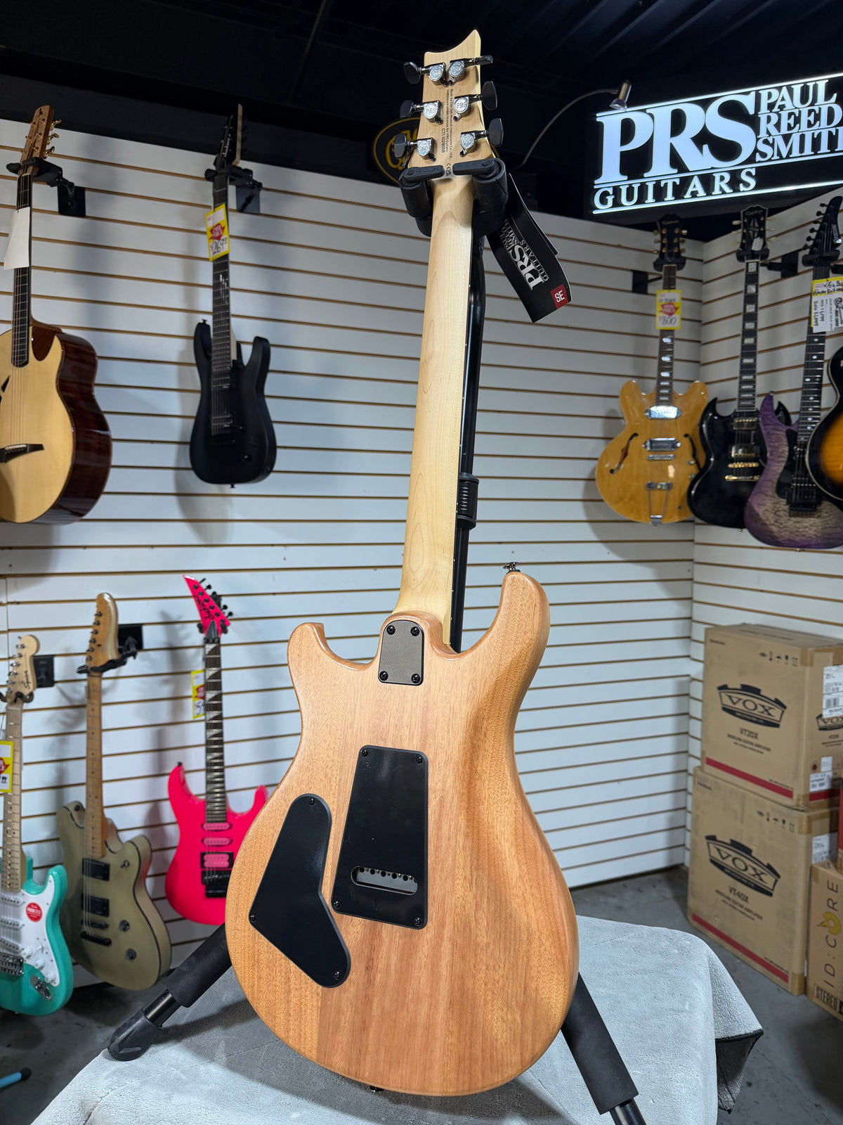 PRS SE CE 24 Satin - Flat White Top, C&M Exclusive - White