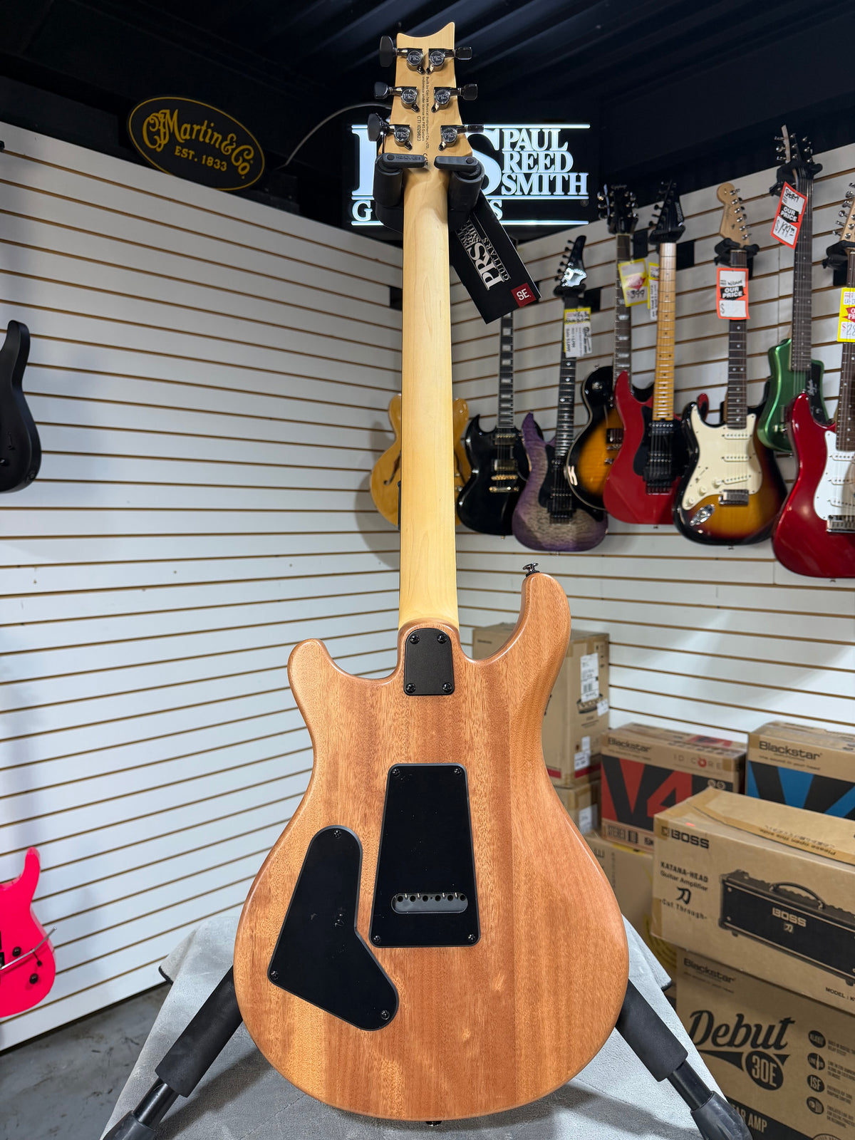 PRS SE CE 24 Satin - Flat White Top, C&M Exclusive - White