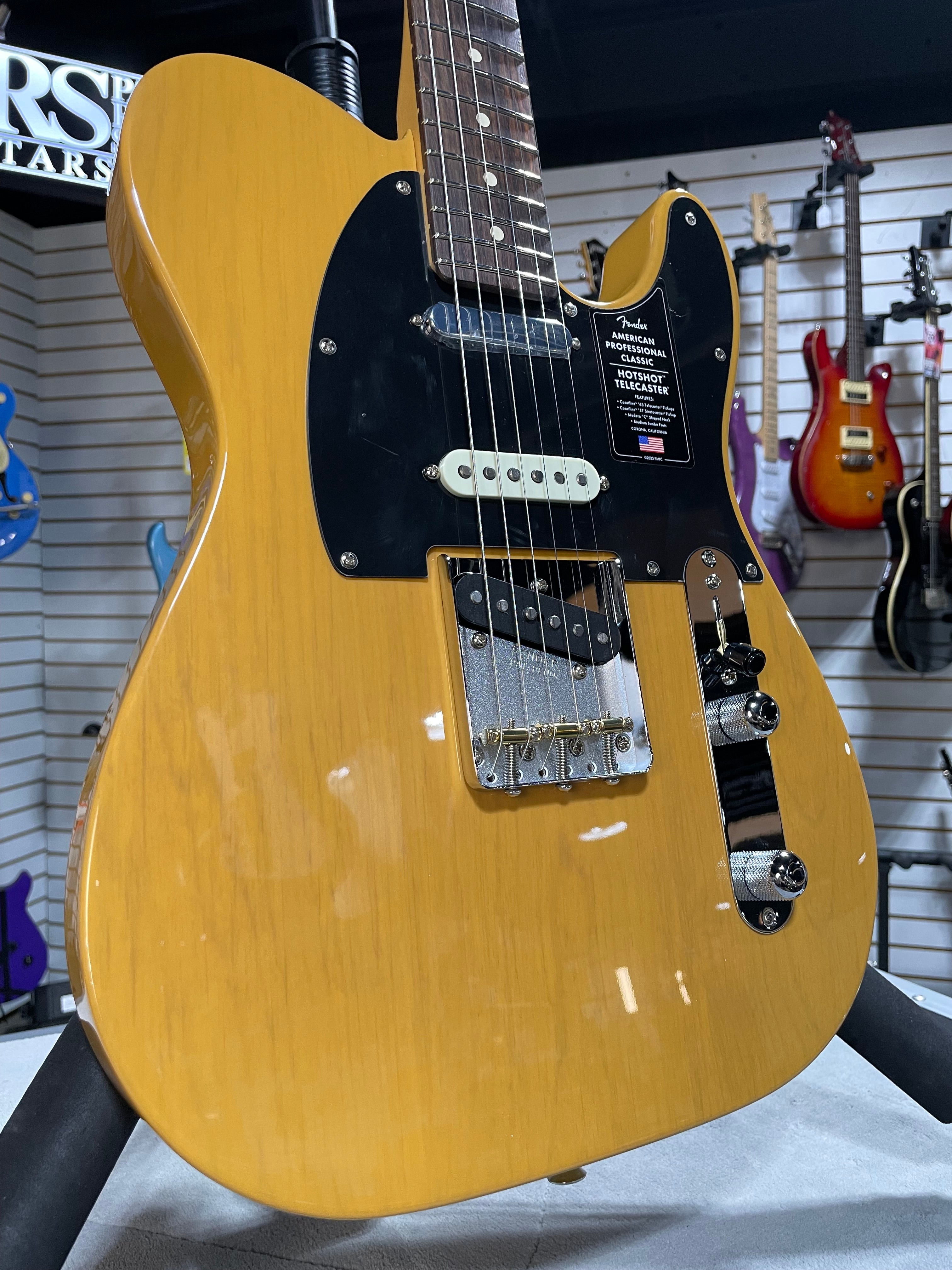Fender American Professional Classic Hotshot Telecaster 2025 - Butterscotch Blonde w/ Gig Bag & PLEK*D #735