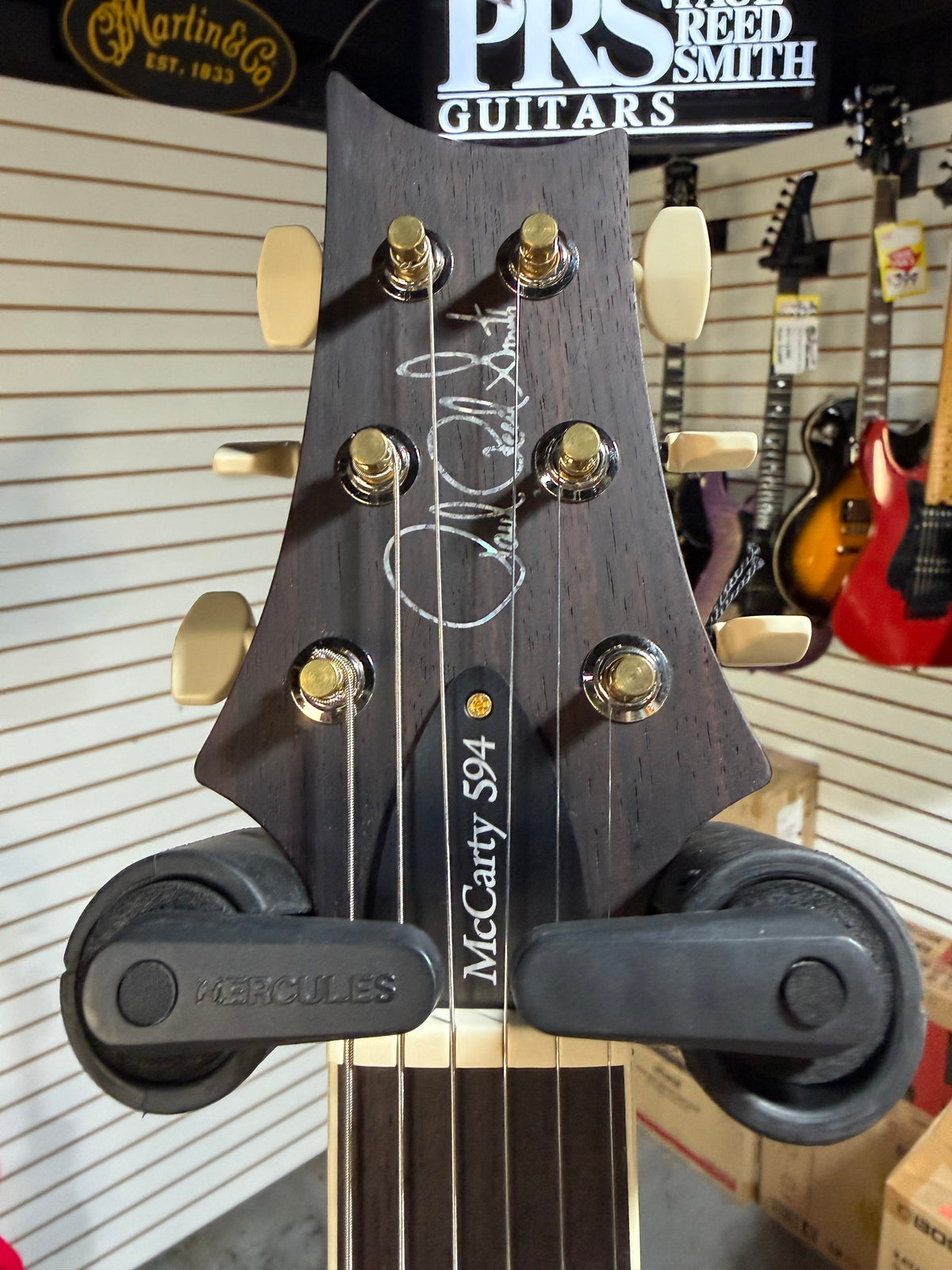 PRS McCarty 594 Doublecut Semi Hollowbody Wood Library Korina