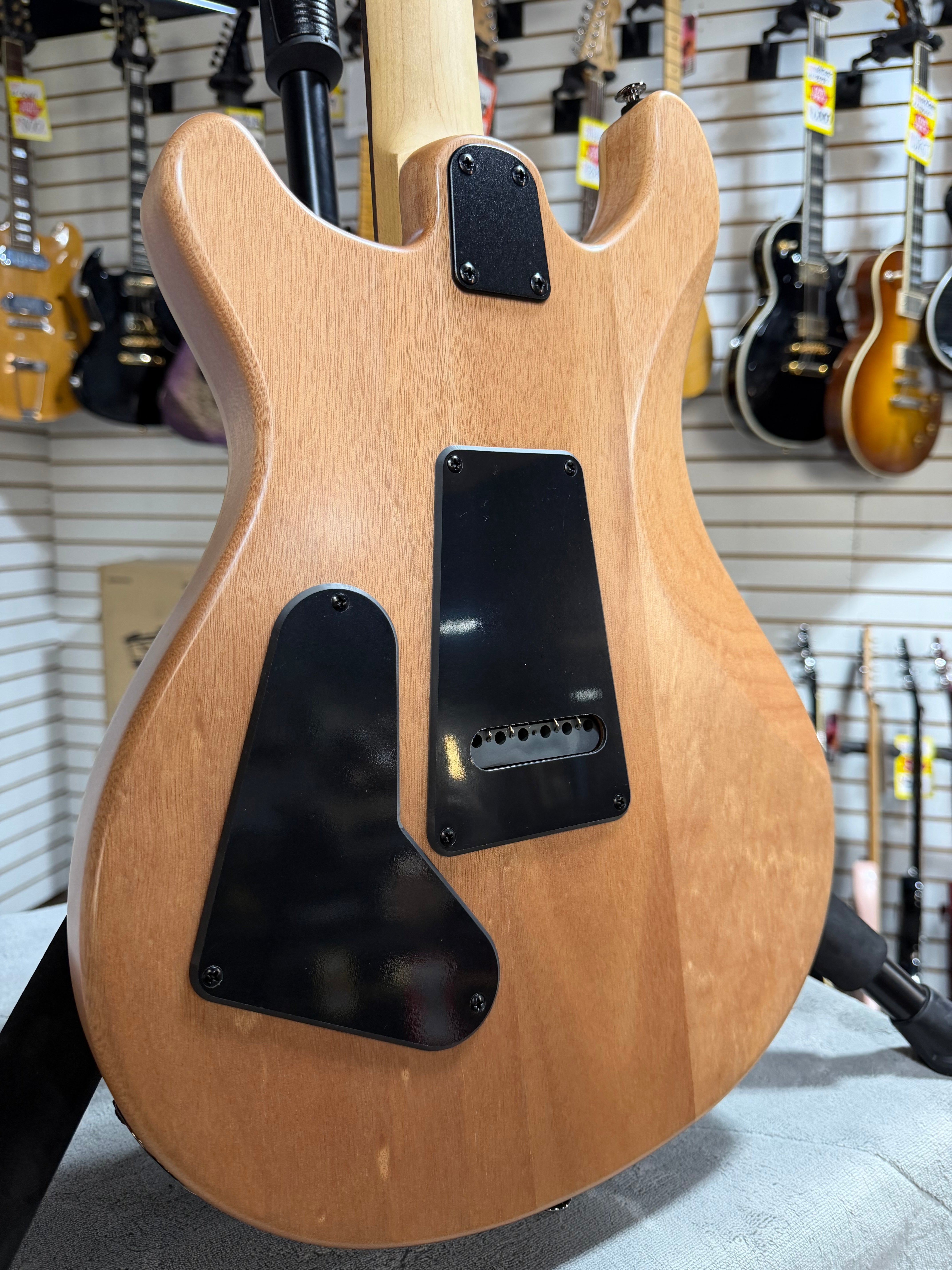 PRS SE CE 24 Satin - Flat Black Top, C&M Exclusive - Black