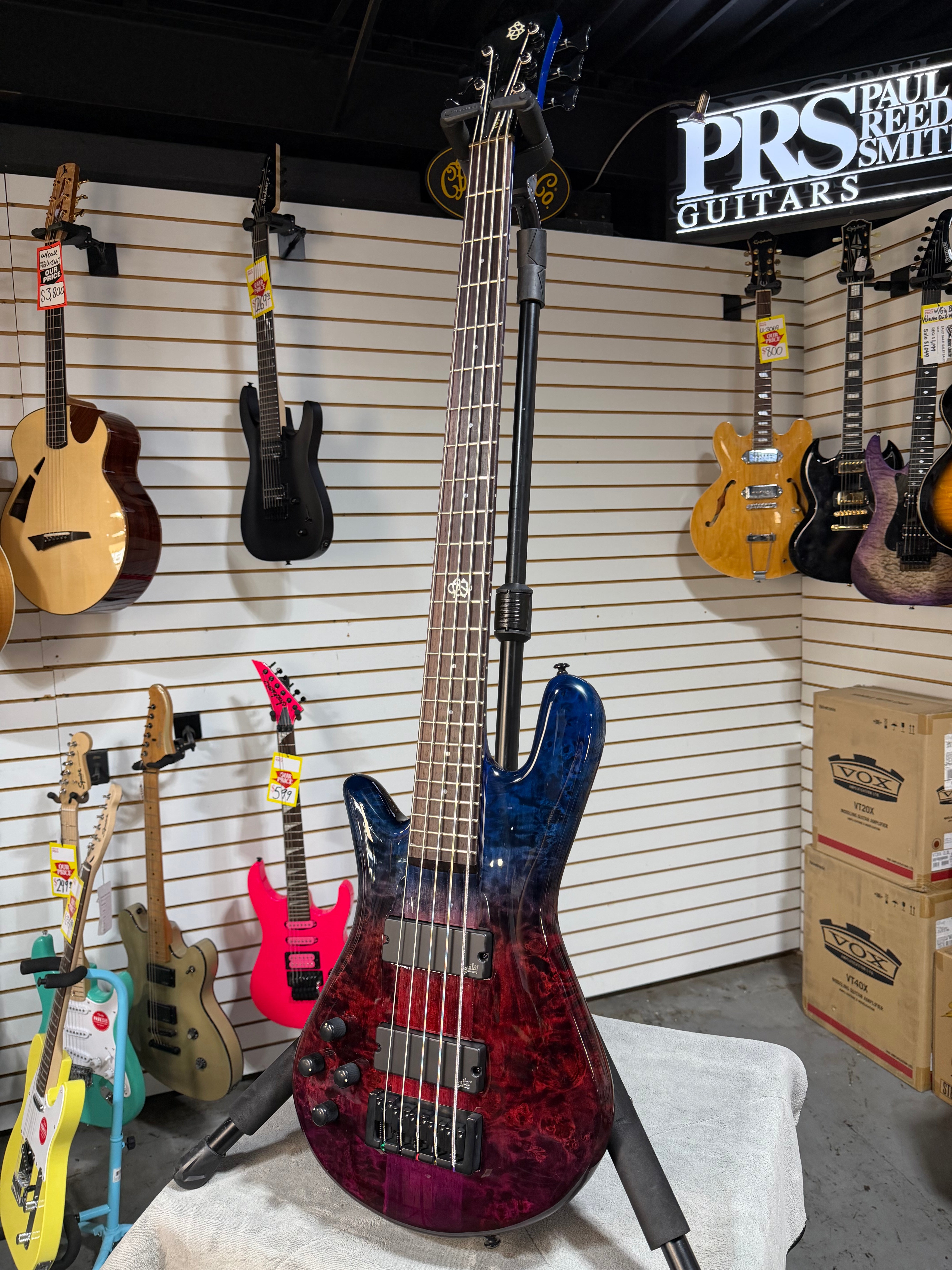 Spector NS Ethos 5 Left-Handed Interstellar Gloss