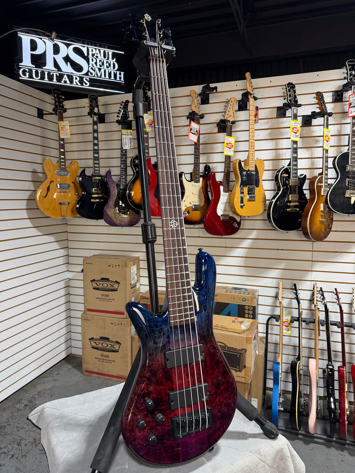 Spector NS Ethos 5 Left-Handed Interstellar Gloss