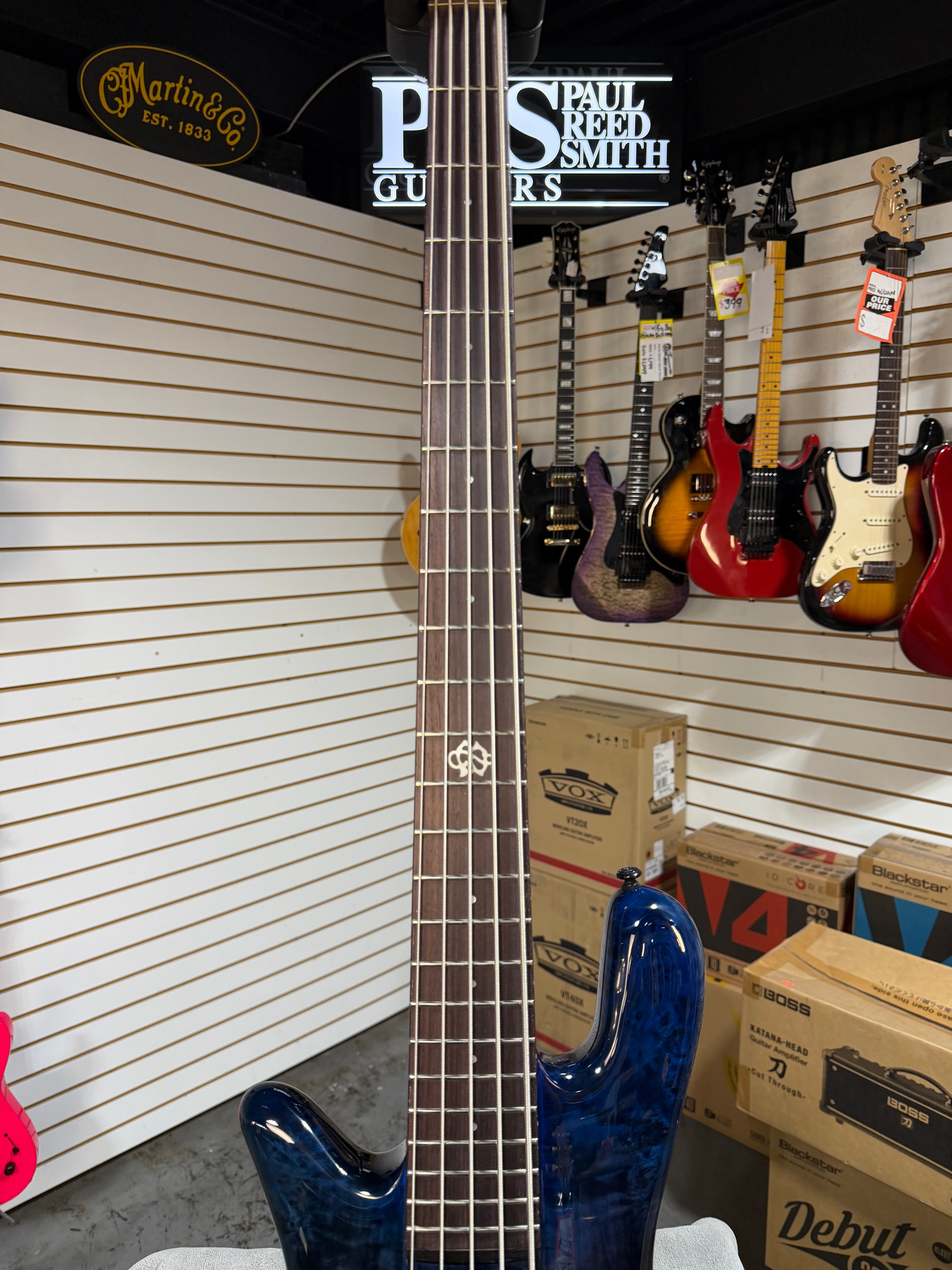 Spector NS Ethos 5 Left-Handed Interstellar Gloss