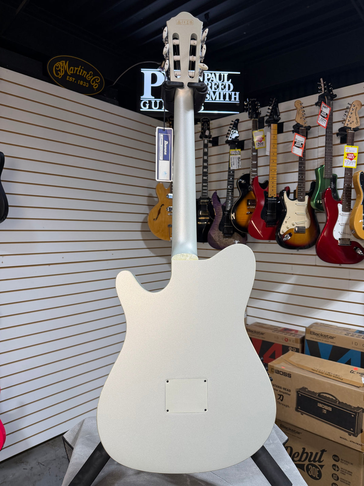 Ibanez TOD10N Silver Metallic Flat