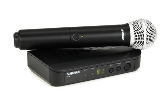 Shure BLX24/PG58 Wireless Handheld Microphone System - H11 Band