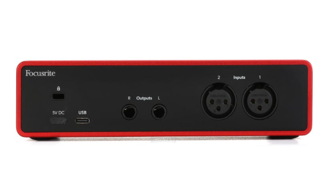 Focusrite Scarlett 2i2 4th Gen USB Audio Interface | C&M Music Center