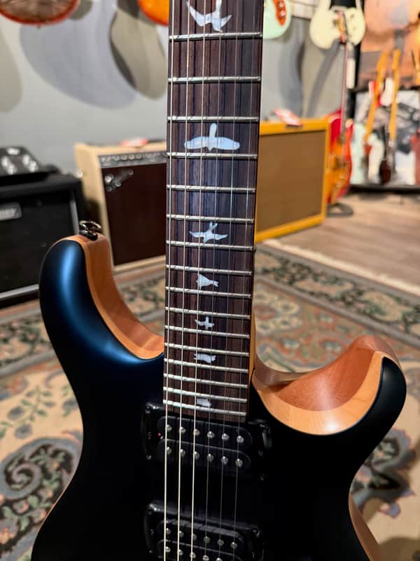 PRS SE CE 24 Satin Flat Black Top, C&M Exclusive 874