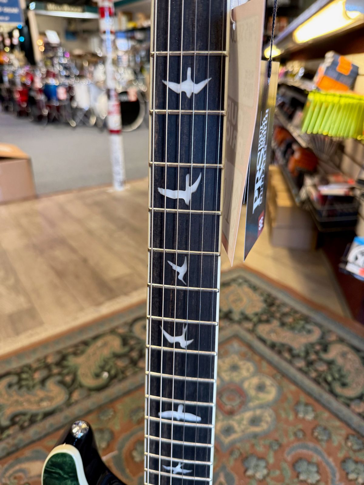 PRS SE Custom 24 Quilt, Teal Black #400