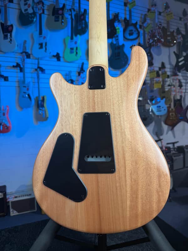 PRS SE CE 24 Satin - Flat White Top, C&M Exclusive - Black / Smoked Hardware, Free Plek & Setup # 195