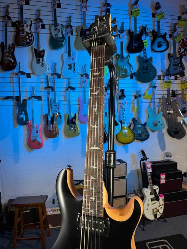 PRS SE CE 24 Satin - Flat Black Top, C&M Exclusive - Black