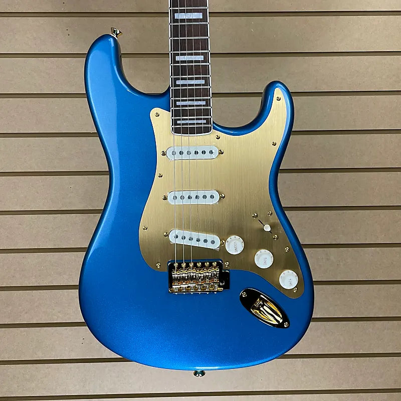 40th Anniversary Stratocaster Electric Guitar - Gold Edition Lake Placid Blue #502