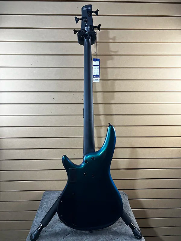 Bass Workshop SRMS720 Multi-scale Electric Bass Guitar - Blue Chameleon #784