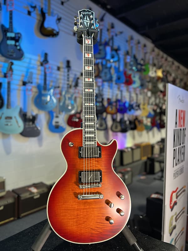 Epiphone Les Paul Prophecy Electric Guitar - Aged Bengal Tiger Burst Auth Deal Free Ship! 840 GET PLEK’D!