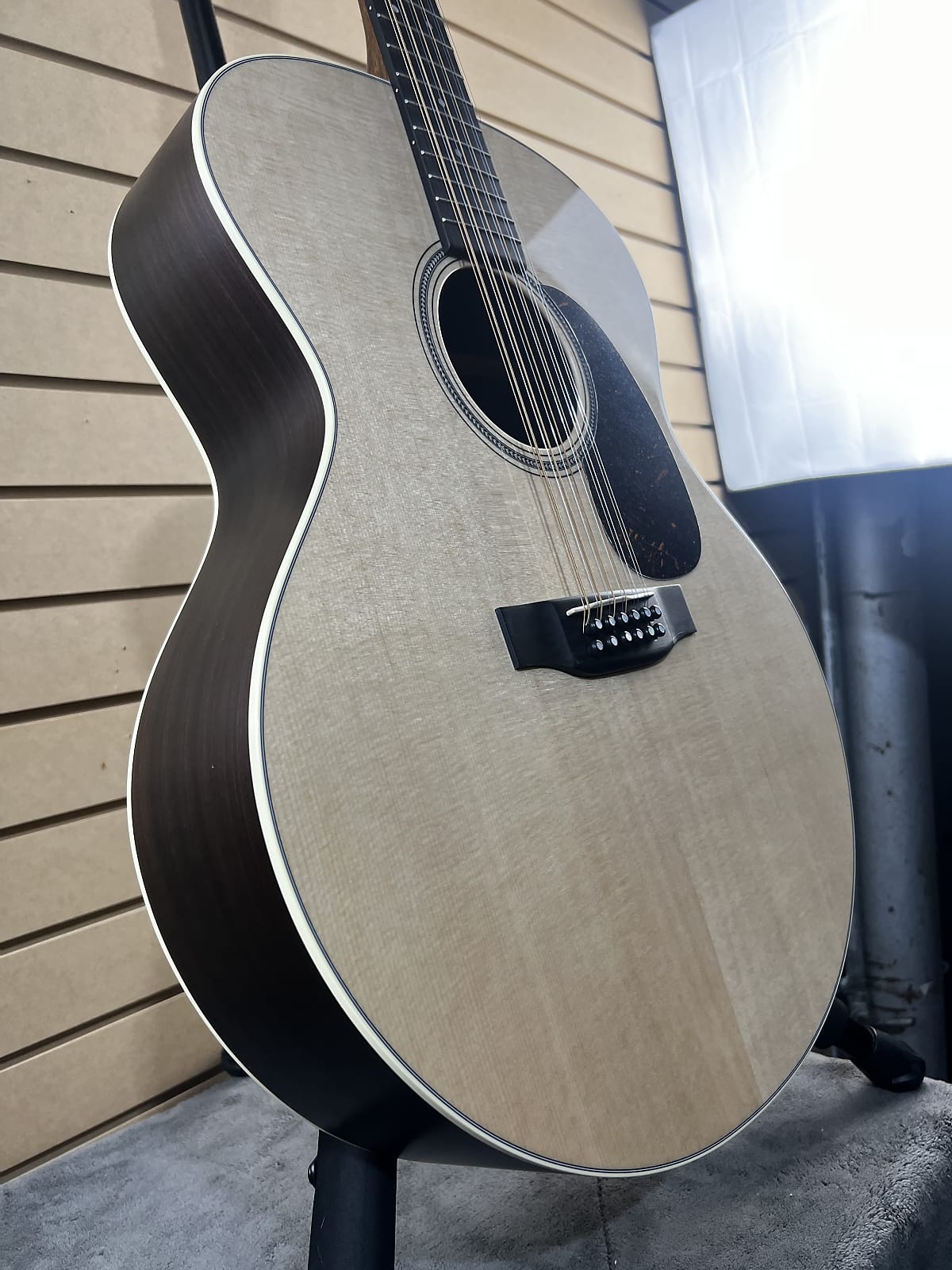 Grand J-16E 12-string Acoustic-electric Guitar - Natural #397