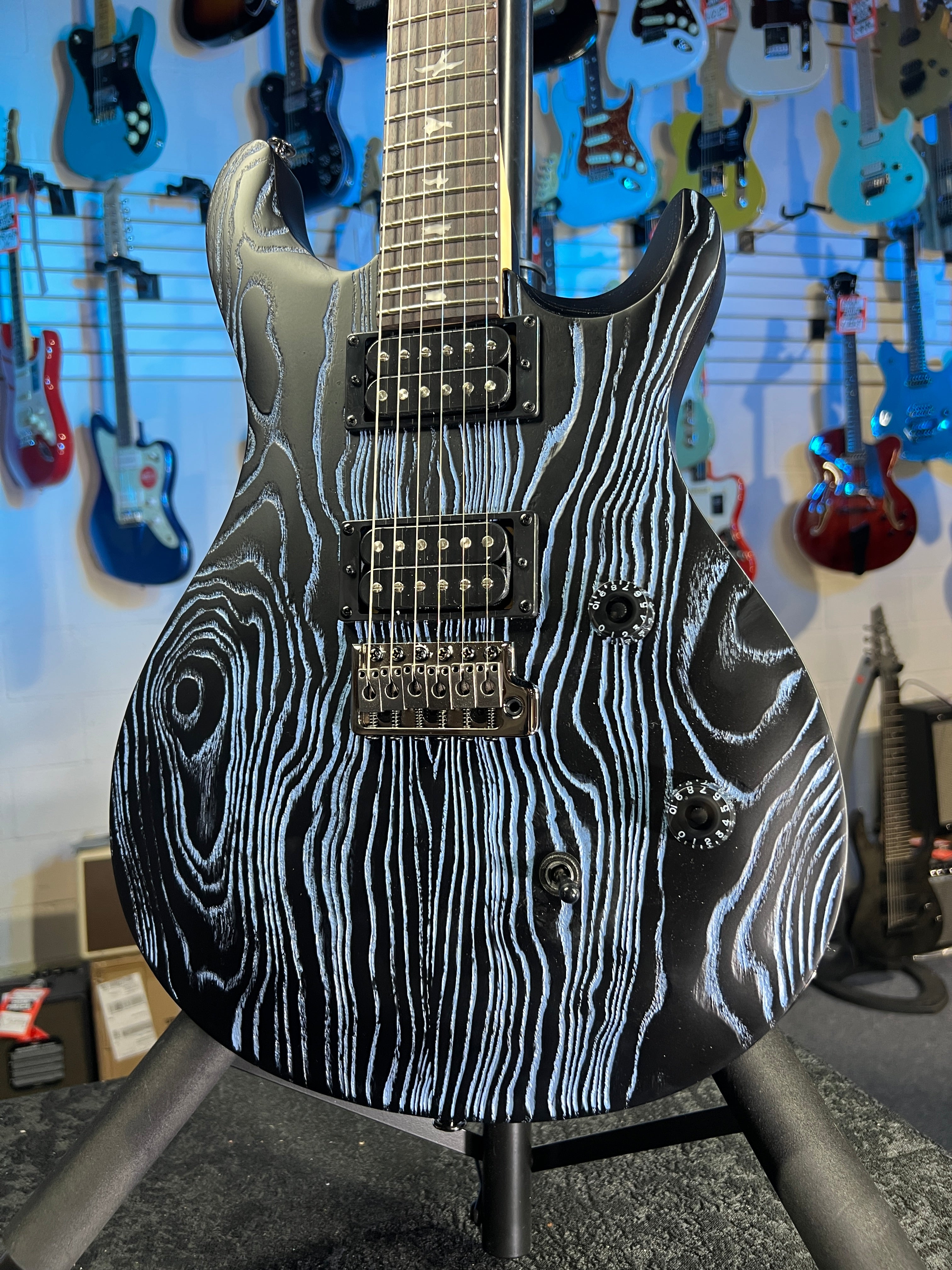 PRS SE Sandblasted CE 24 Limited - Blue Authorized Dealer! 405 GET PLEK’D