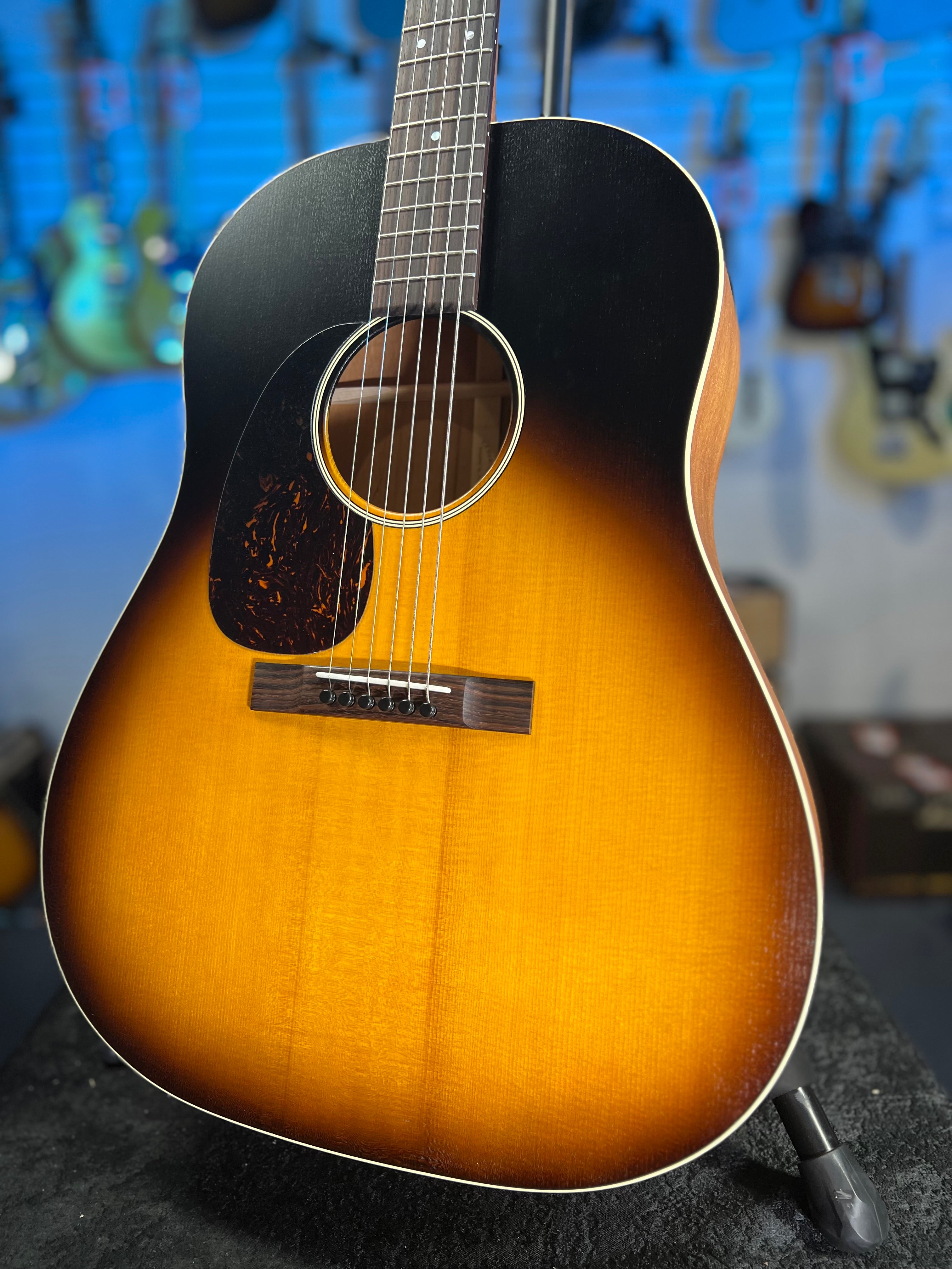 Martin DSS-17 Left-handed Acoustic Guitar - Whiskey Sunset Burst Auth Deal Free Ship! 758 GET PLEK’D!