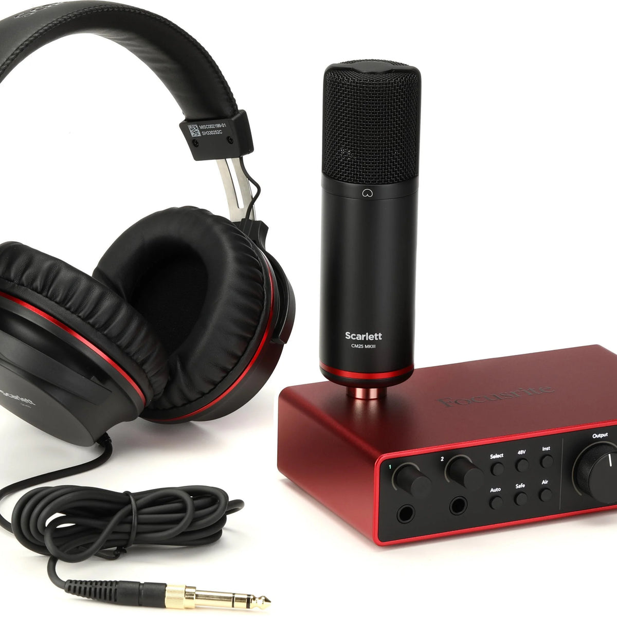 Focusrite Scarlett 2i2 Studio 4th Gen Recording Bundle | C&M Music