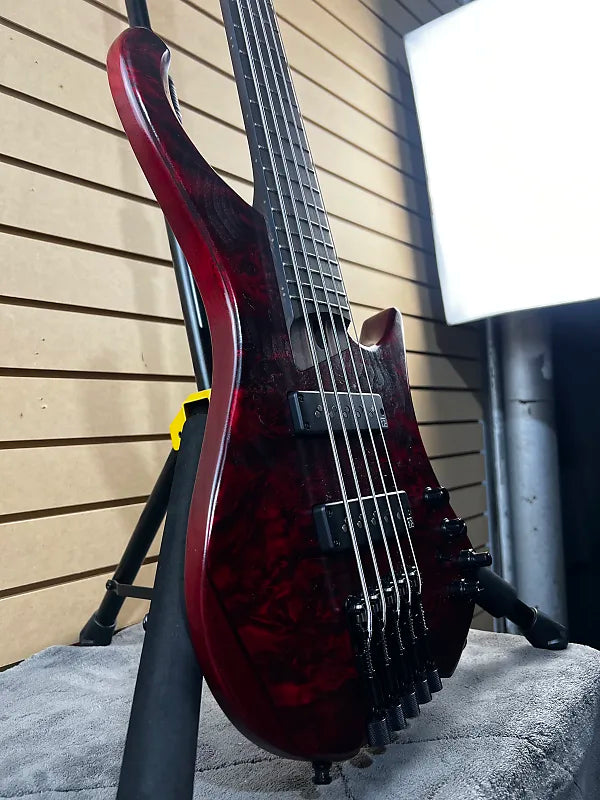 EHB Ergonomic Headless 5-string Bass Guitar - Stained Wine Red Low Gloss #914