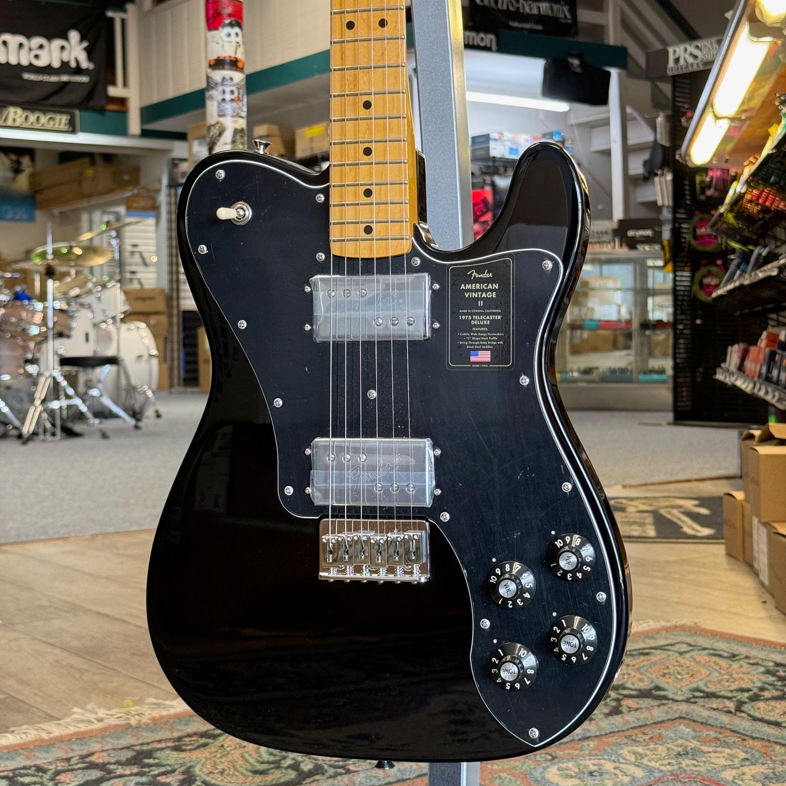 Fender American Vintage II 1975 Telecaster Deluxe, Black