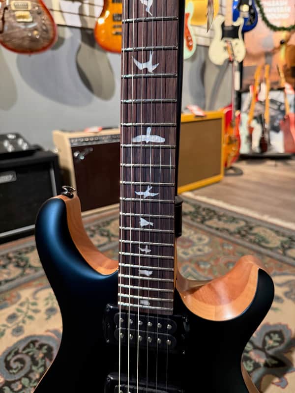 PRS SE CE 24 Satin Flat Black Top, C&M Exclusive 753