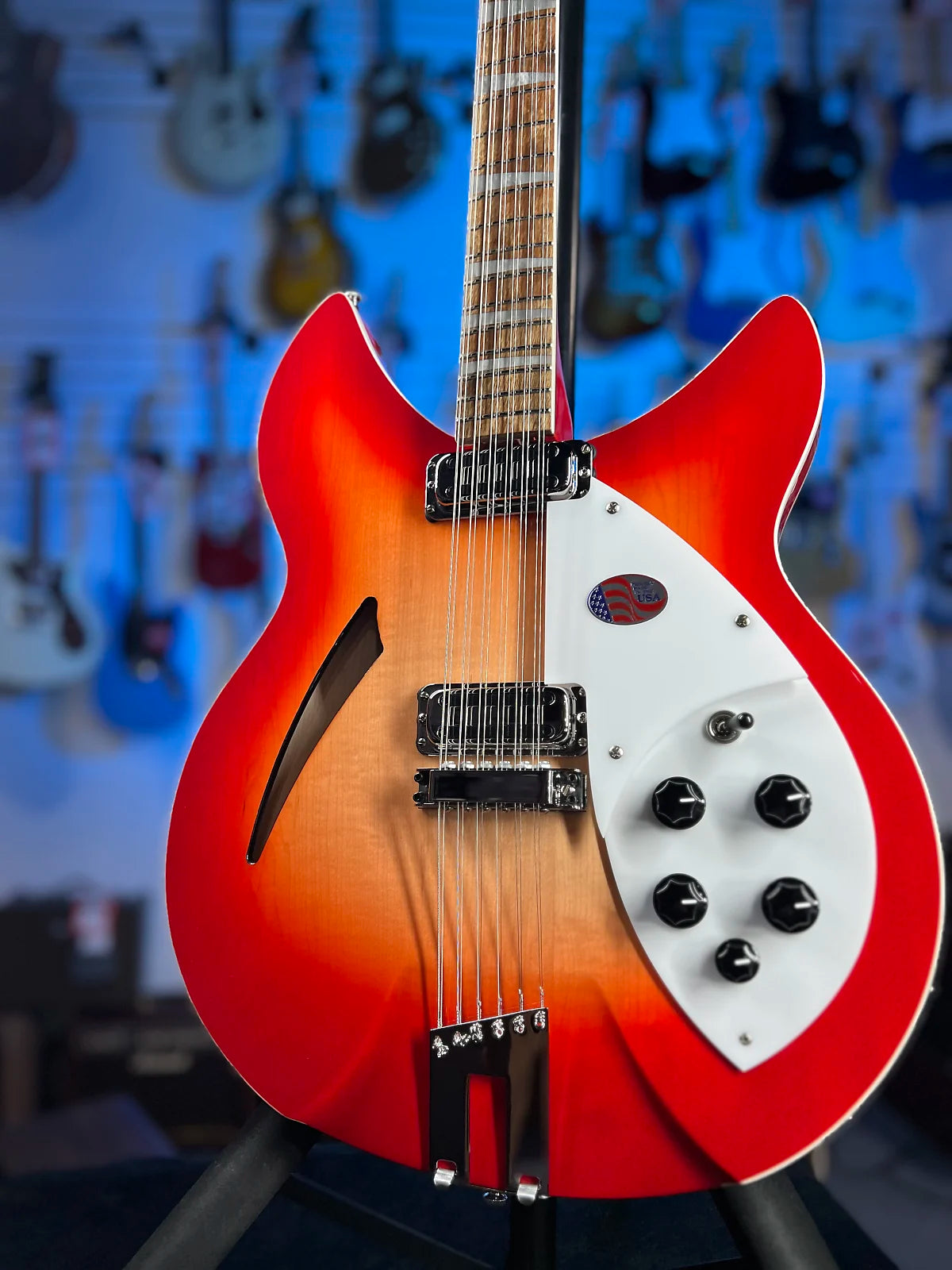 New 2025 Rickenbacker 360/12C63 12-String 360, Fireglo, with OHSCase, Free Ship 691