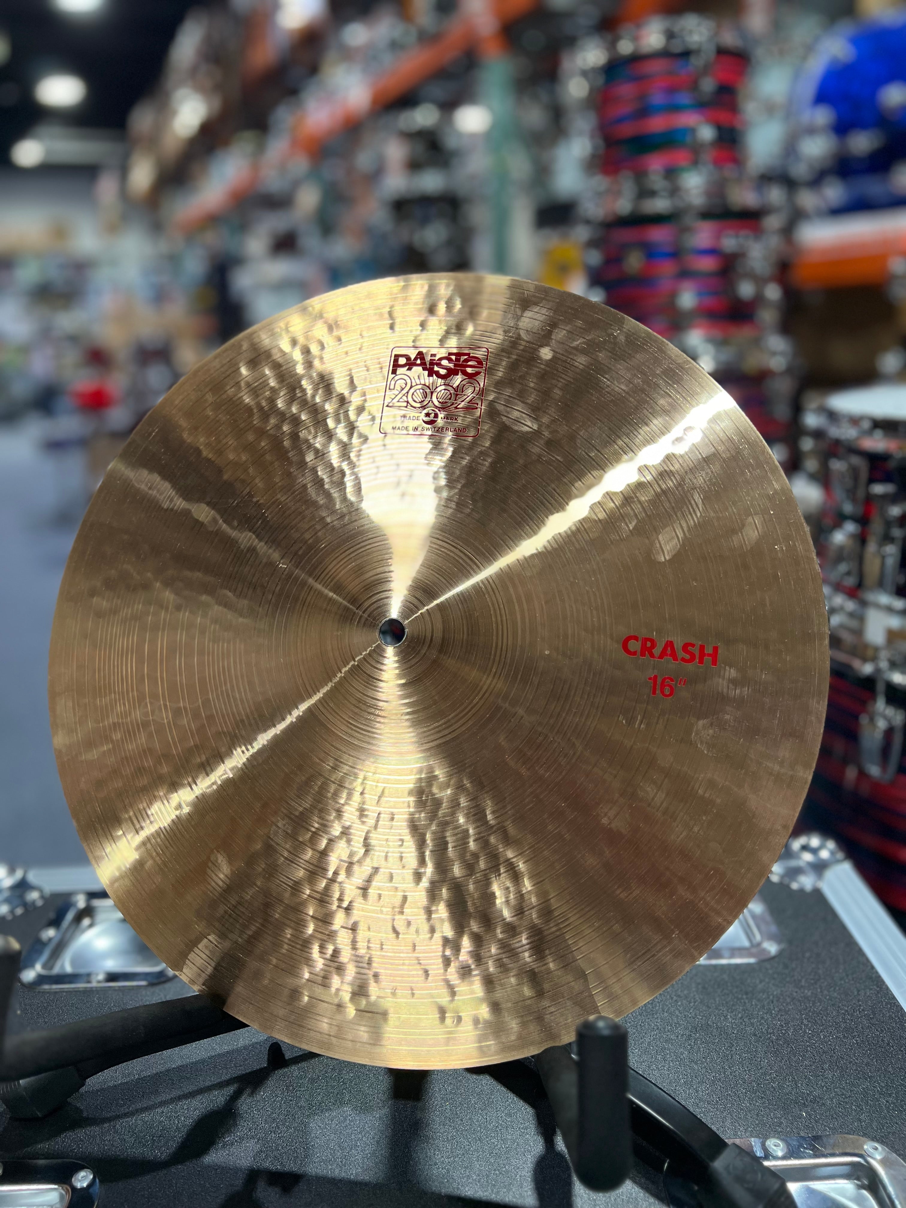 Paiste 2002 16" Crash - 2025 - Traditional / New / In Stock / Authorized Dealer / Free Ship