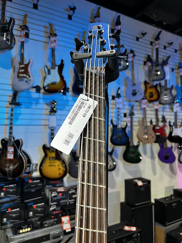 Ibanez Bass Workshop SRMS725 5-string Multi scale Electric Bass Guitar - Blue Chameleon GET PLEK'D! 151