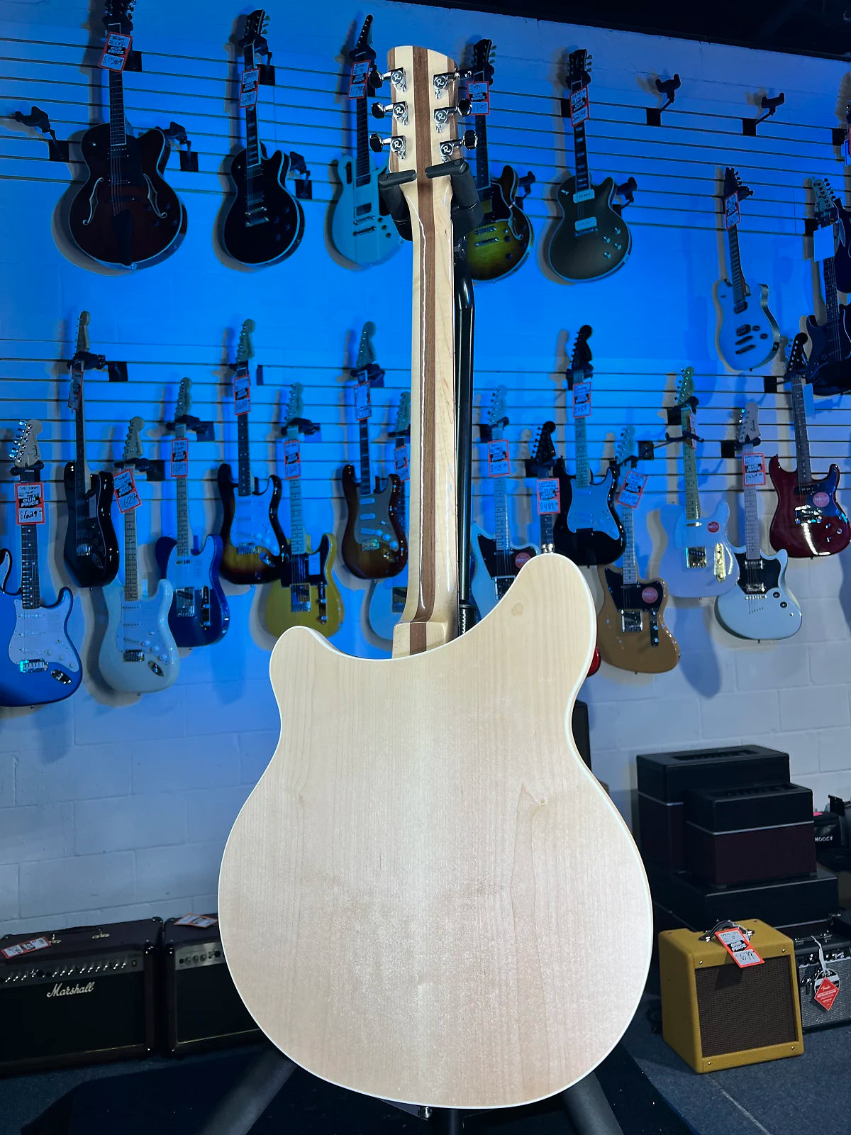New Rickenbacker 360 Mapleglo Electric Guitar w/ OHSCase, Free Ship, Auth Dealer 360MG 770