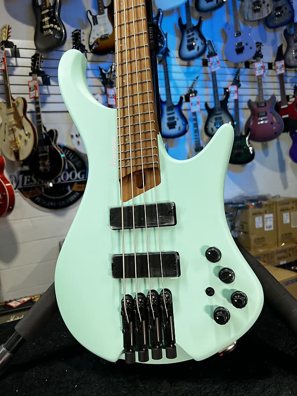 Ibanez Bass Workshop EHB1000S Bass Guitar - Sea Foam Green Matte Auth Dealer! GET PLEK'D! 907