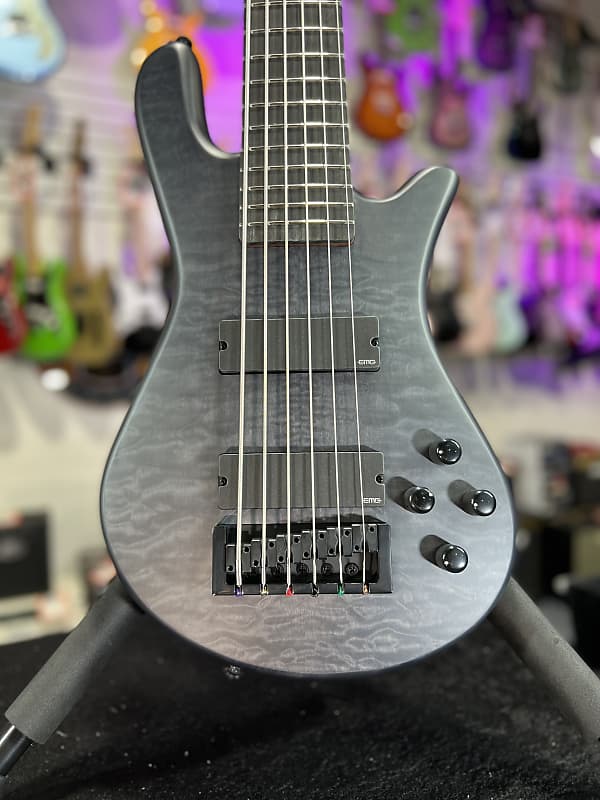 Spector NS Pulse 6 Bass Guitar - Black Stain Authorized Dealer *FREE PLEK WITH PURCHASE*! 994