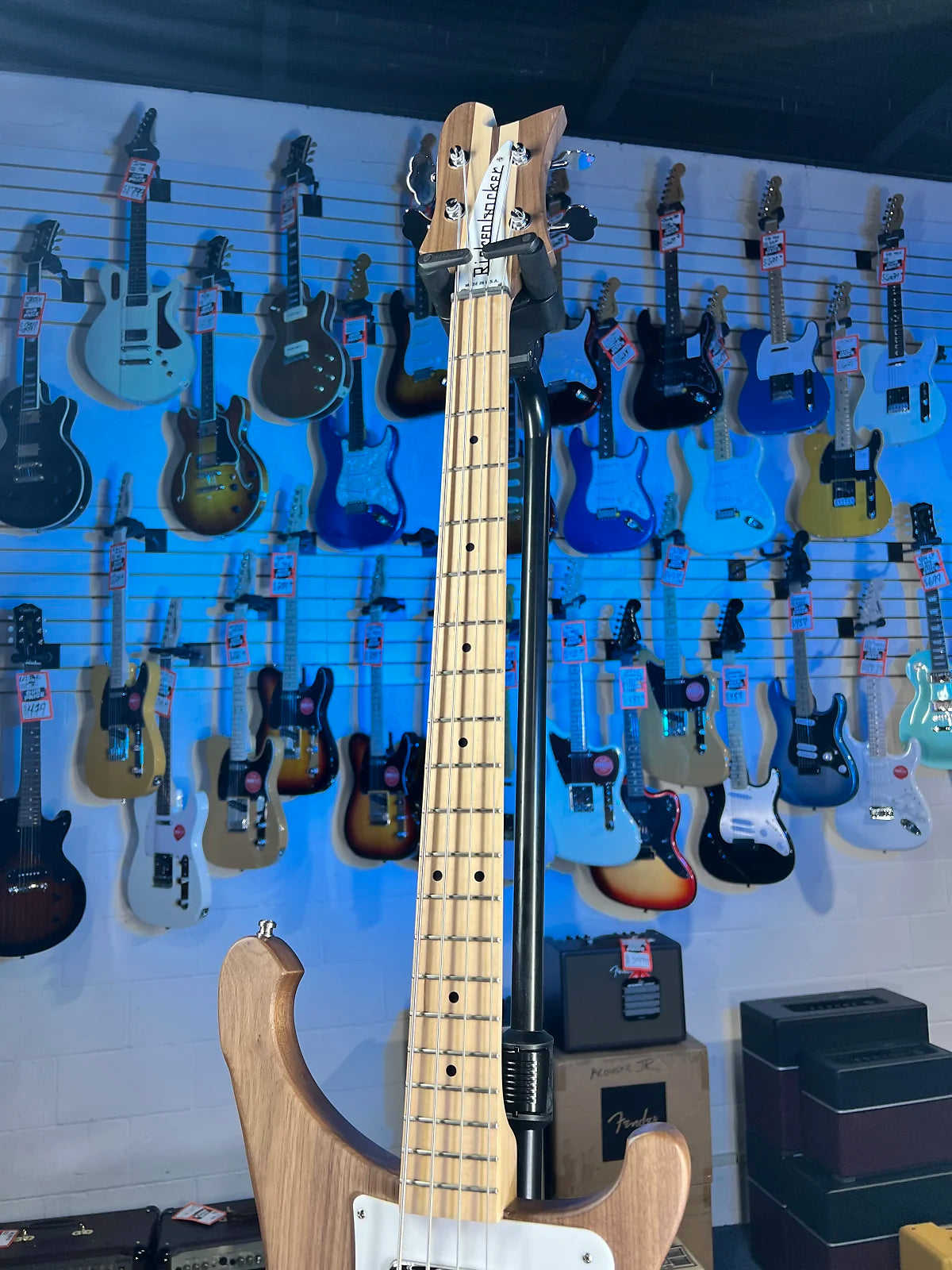 New 2025 Rickenbacker 4003S Walnut Bass w/ OHSCase 4003SW 763