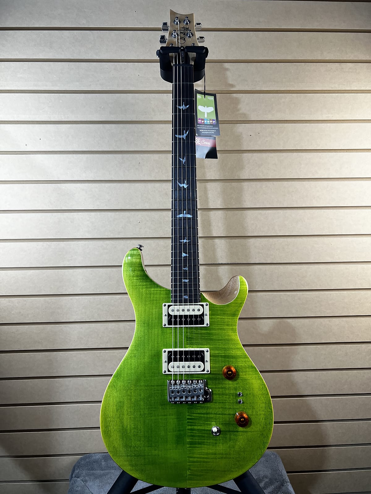 SE Custom 24-08 Electric Guitar - Eriza Verde #166