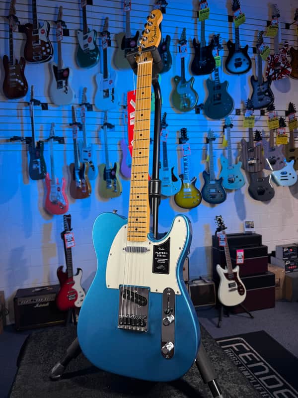 Fender 75th Anniversary Player II Baritone Telecaster Electric Guitar - Lake Placid Blue
