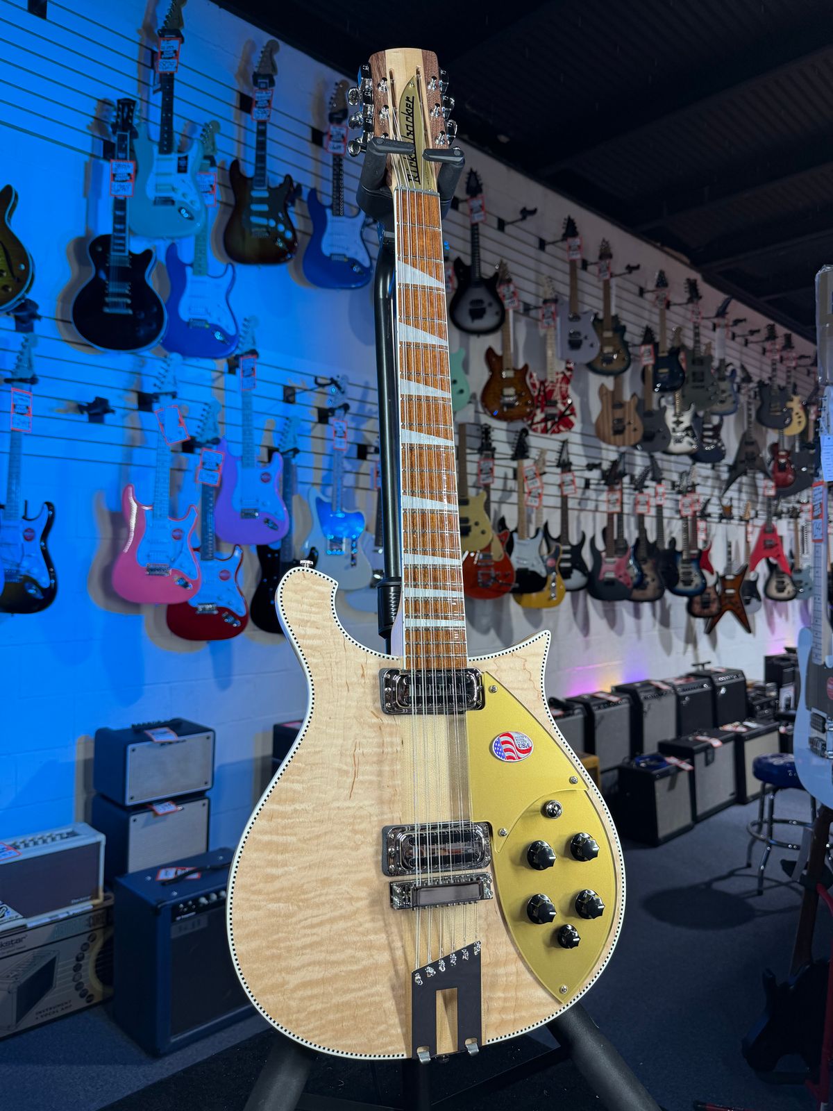 Rickenbacker 660/12 12-string Electric Guitar - Mapleglo, 2026 w Ric Case, Free Ship 773