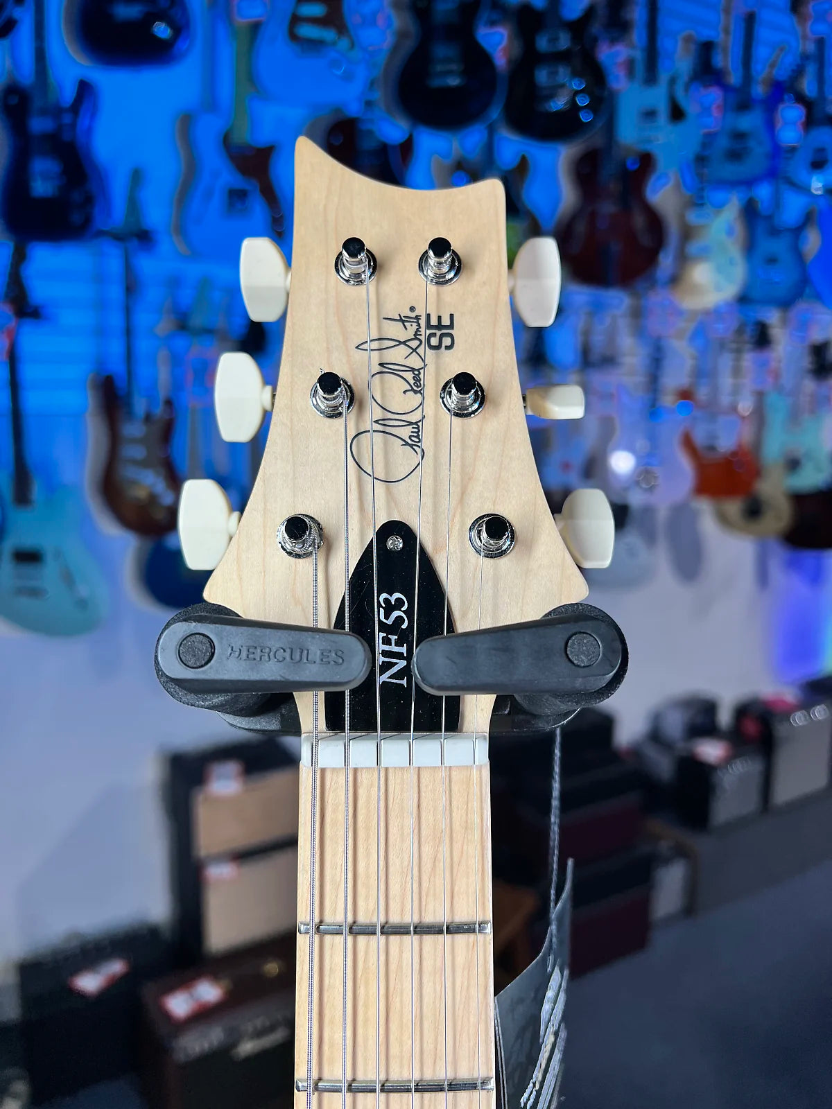 PRS SE NF53 2025 - White Doghair with PRS S2 Gig Bag, Signature Dealer, GET PLEK'D! 957